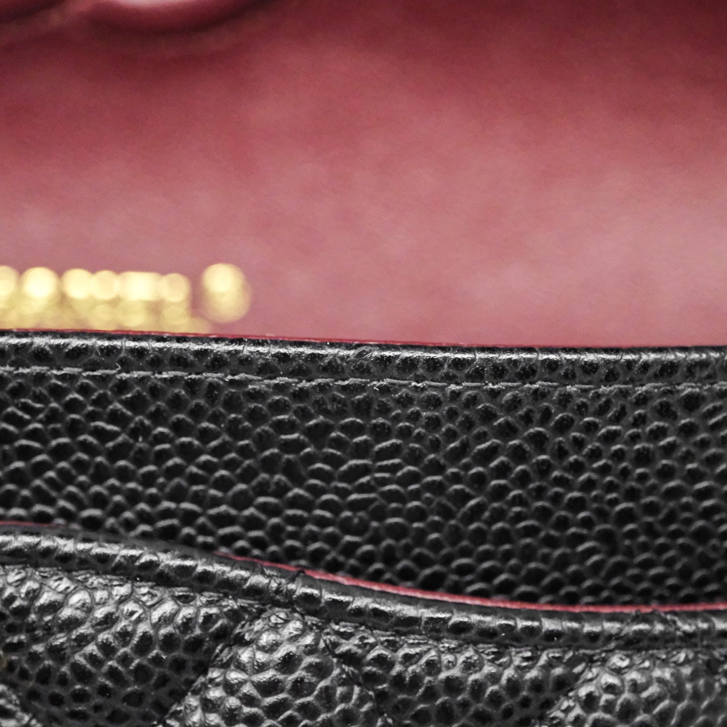 Chanel Small Classic Flap Quilted Black Caviar Gold Hardware