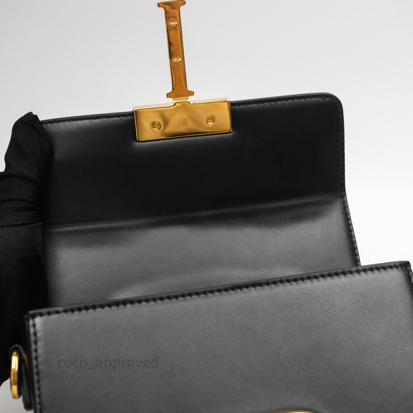 Christian Dior 30 Montaigne Box Bag Black