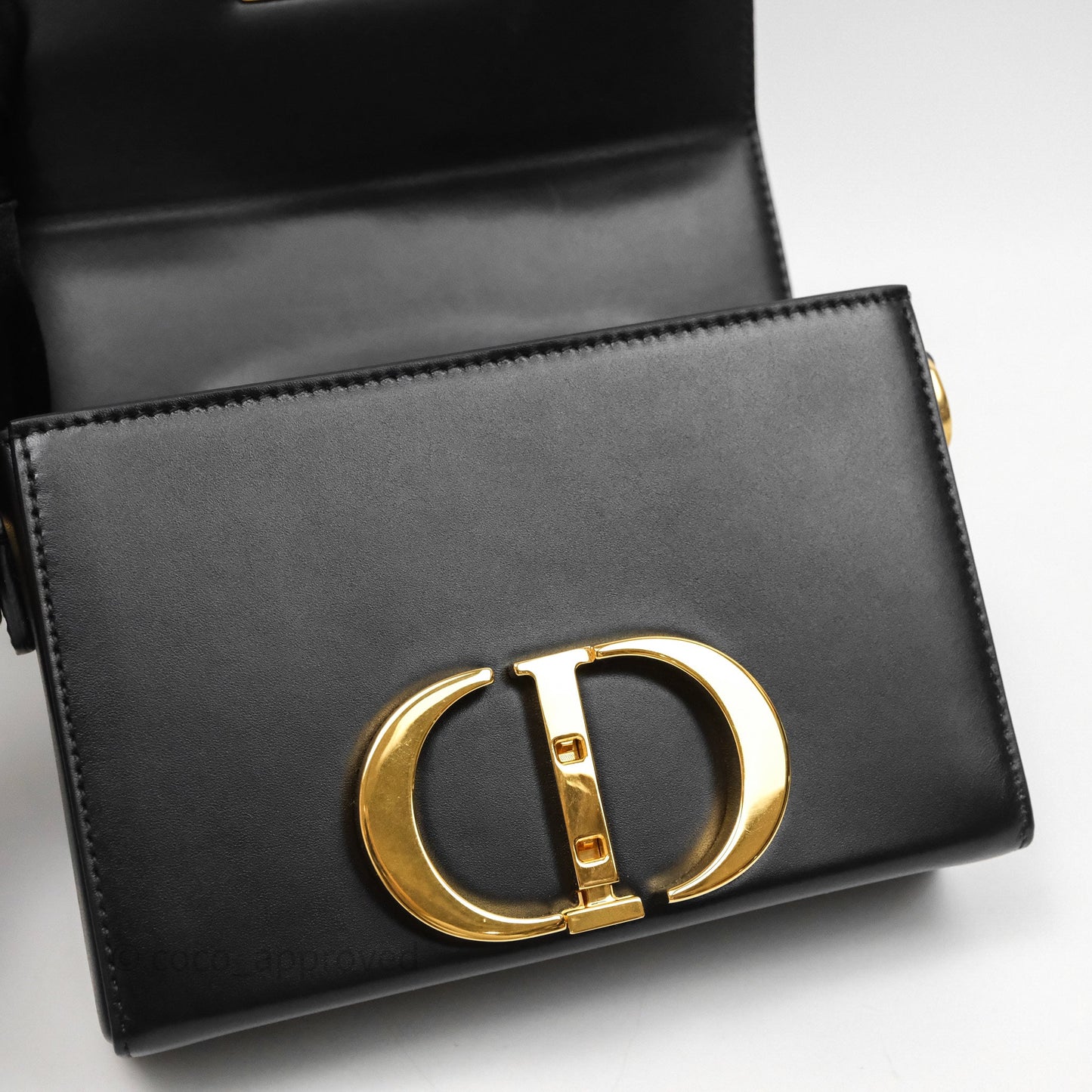 Christian Dior 30 Montaigne Box Bag Black