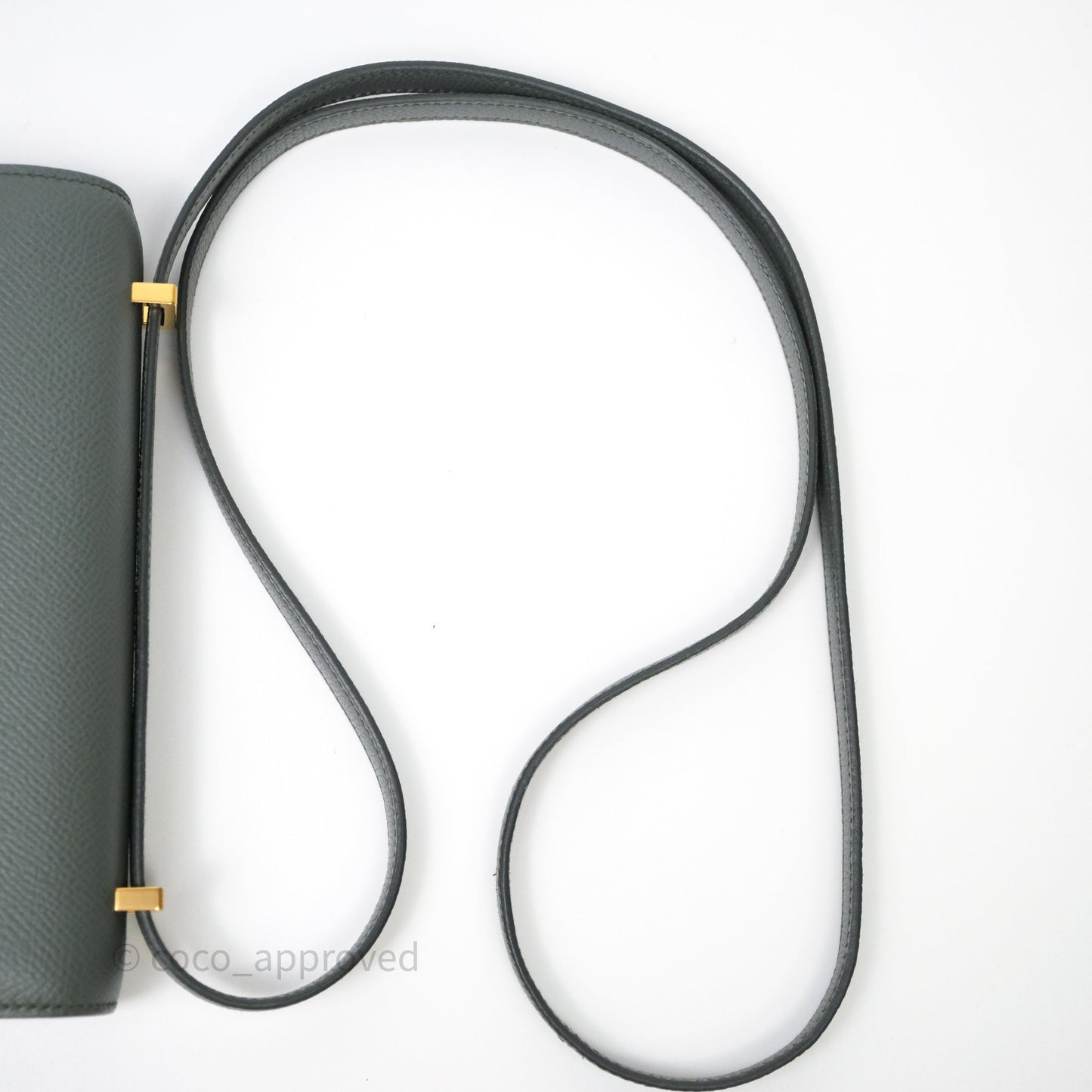 Hermès Constance Mini 18cm Vert Amande 63 Epsom Gold Hardware