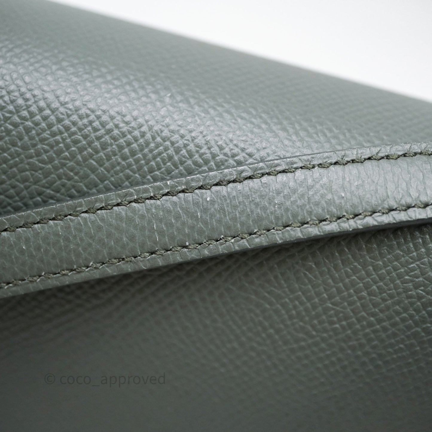 Hermès Constance Mini 18cm Vert Amande 63 Epsom Gold Hardware