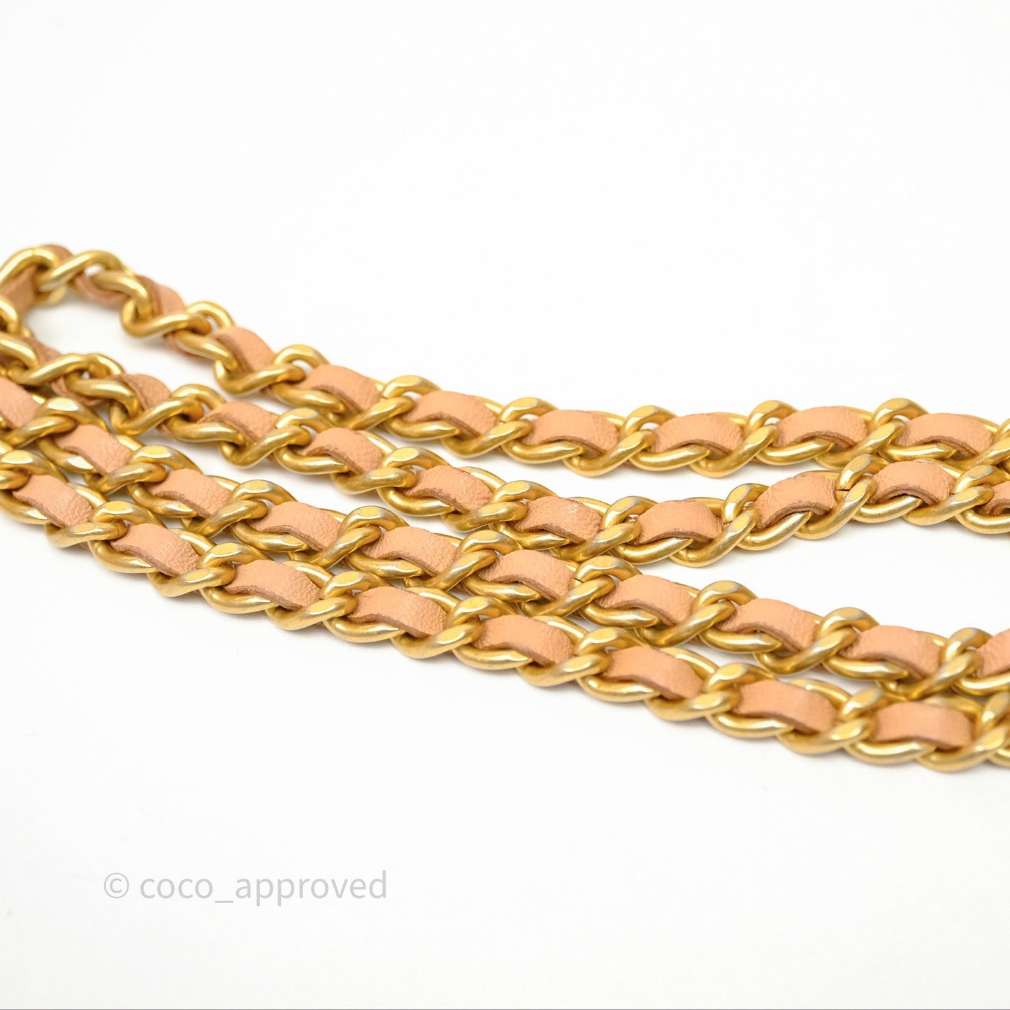 Chanel Mini Top Handle Vanity With Chain Beige Lambskin Aged Gold Hardware