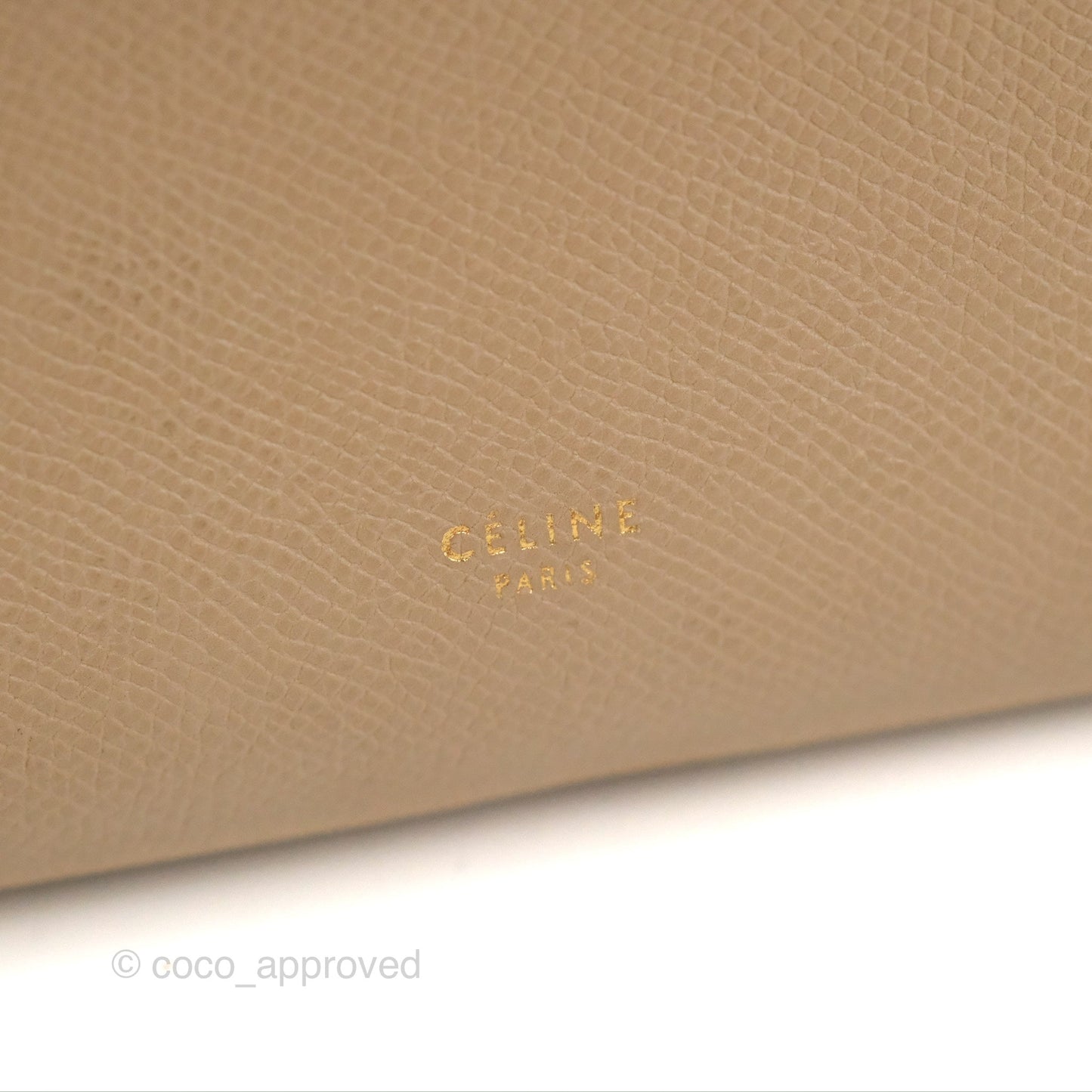 Celine Mini Belt Bag Light Taupe Grained Calfskin Gold Hardware