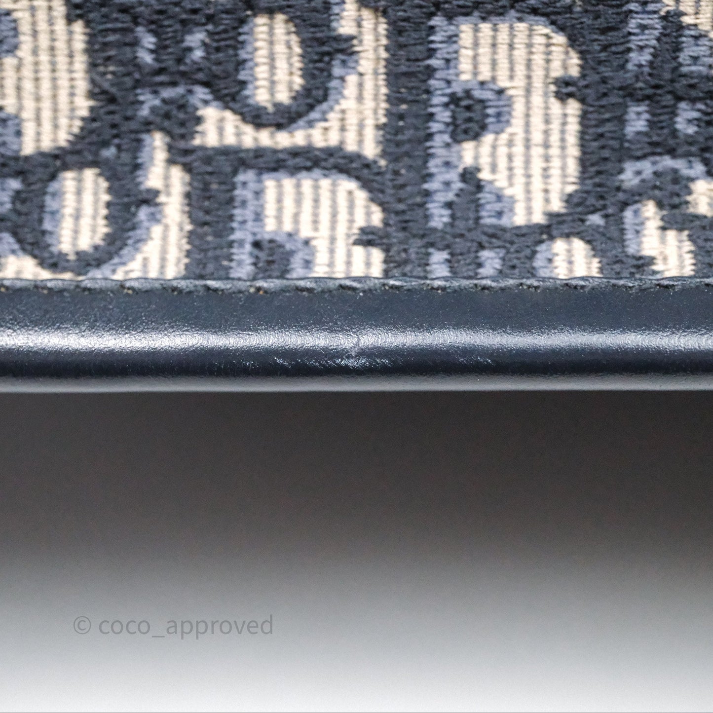 Christian Dior Medium Dior Book Tote Blue Dior Oblique Embroidery and Calfskin