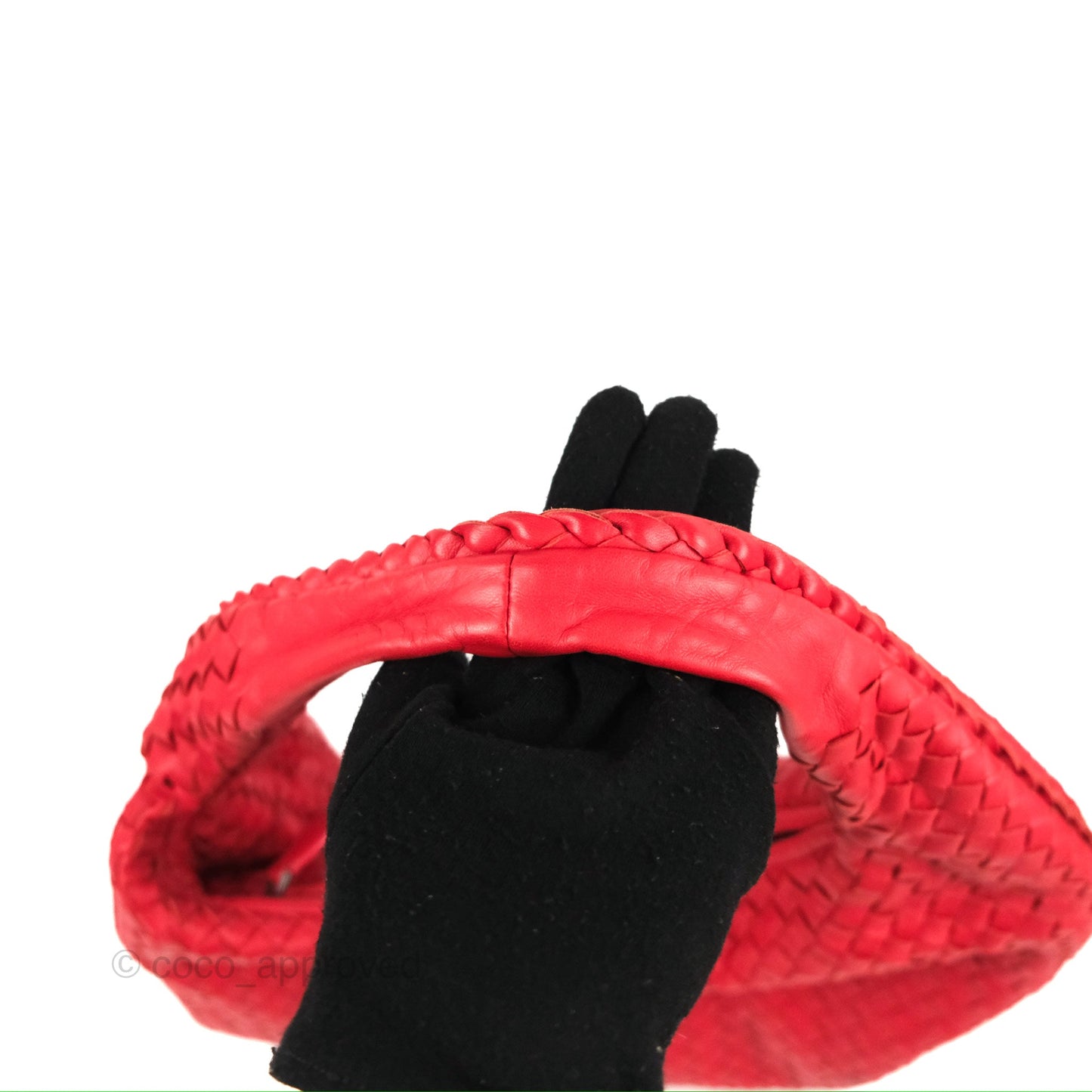 Bottega Veneta Large Hobo Intrecciato Nappa Red