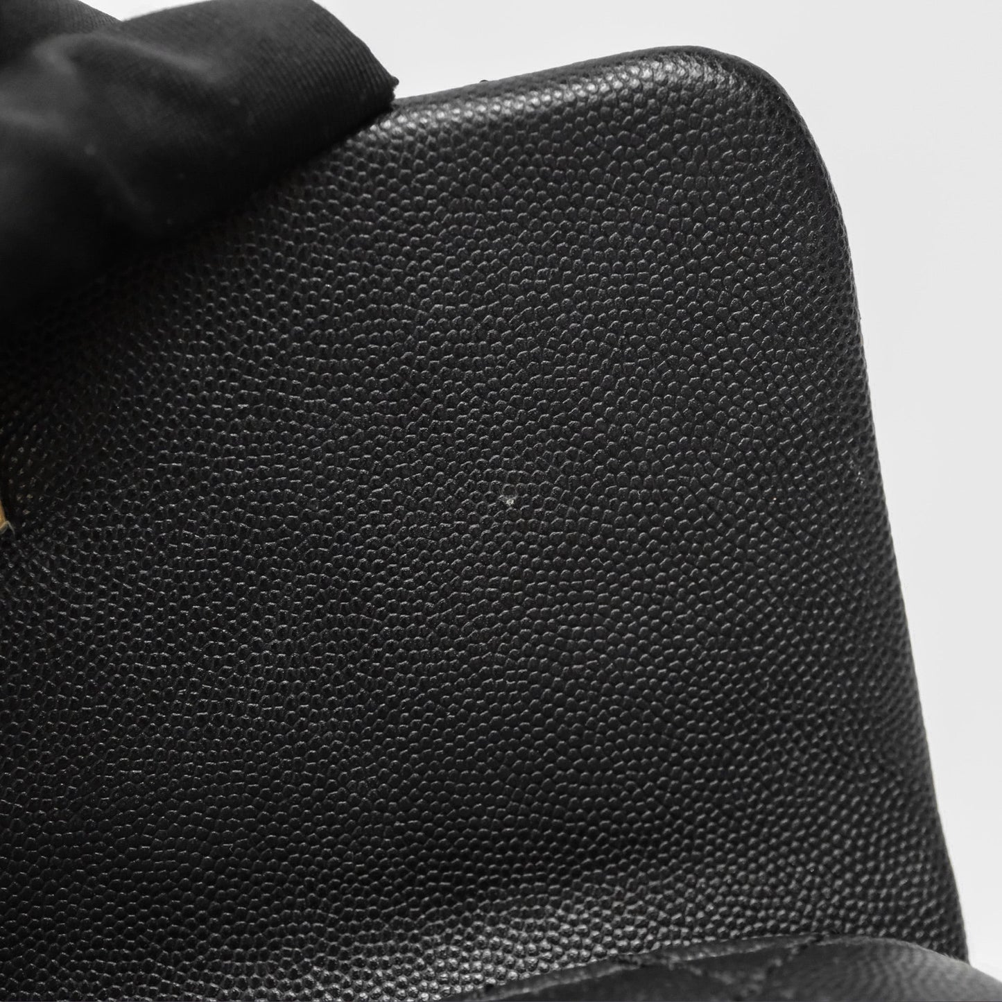 Chanel Small Coco Handle Quilted Black Caviar Gold Hardware