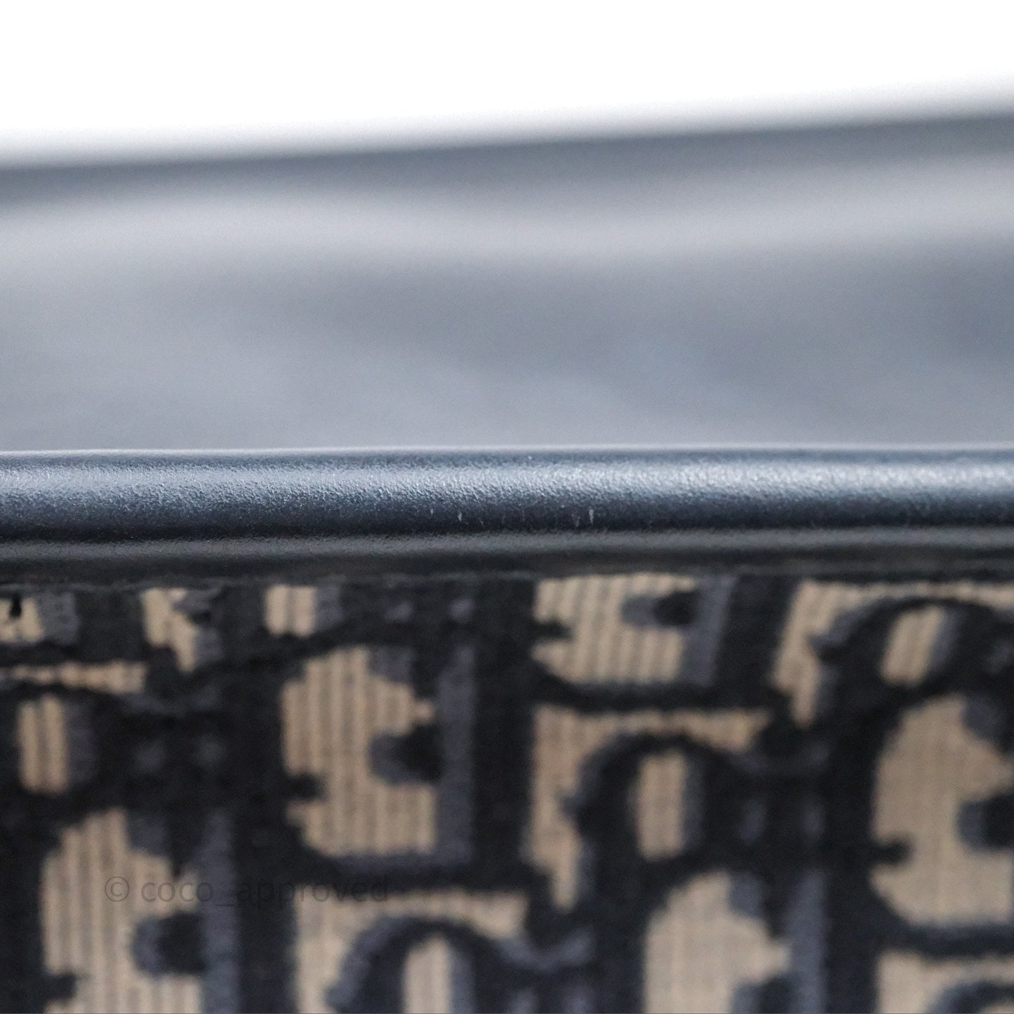 Christian Dior Medium Dior Book Tote Blue Dior Oblique Embroidery and Calfskin