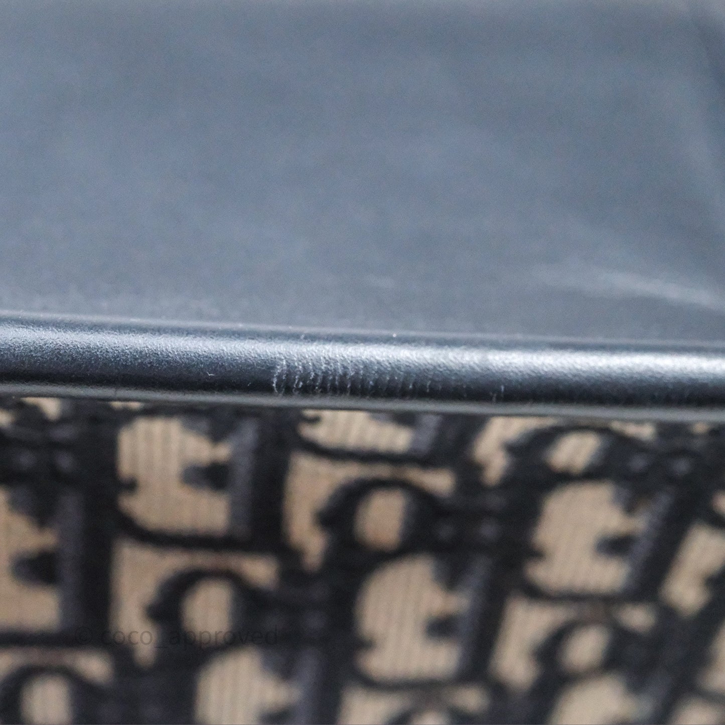 Christian Dior Medium Dior Book Tote Blue Dior Oblique Embroidery and Calfskin