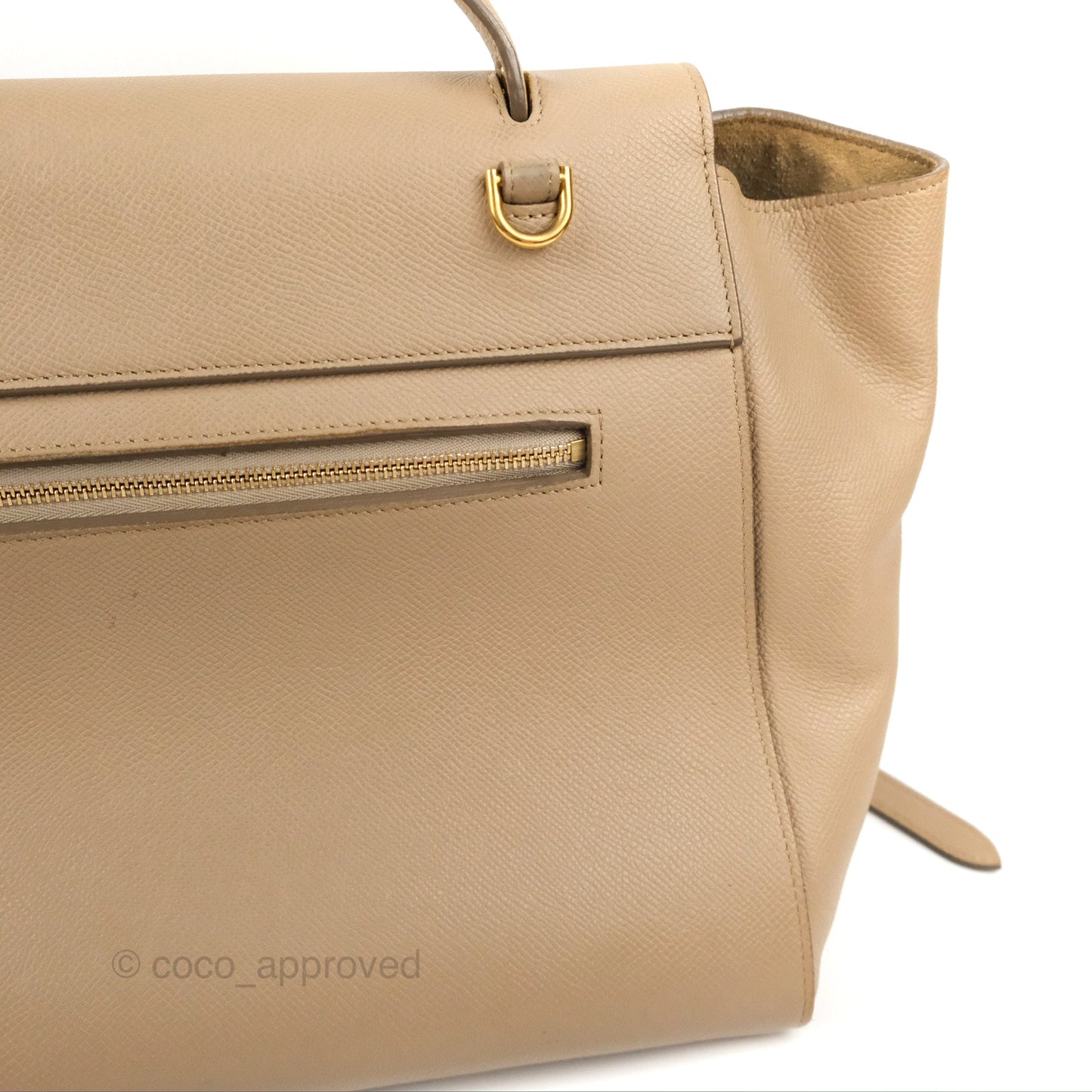 Celine Mini Belt Bag Light Taupe Grained Calfskin Gold Hardware