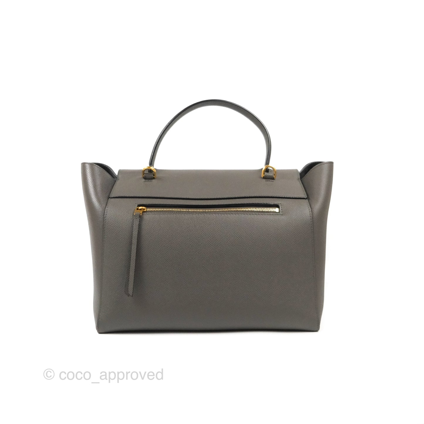 Celine Mini Belt Bag Dark Grey Grained Calfskin