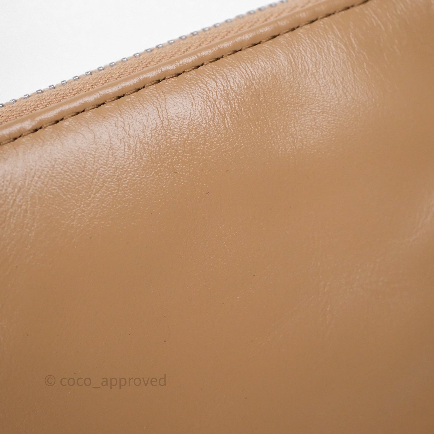 Chanel 22 Small Brown Shiny Calfskin Silver Hardware