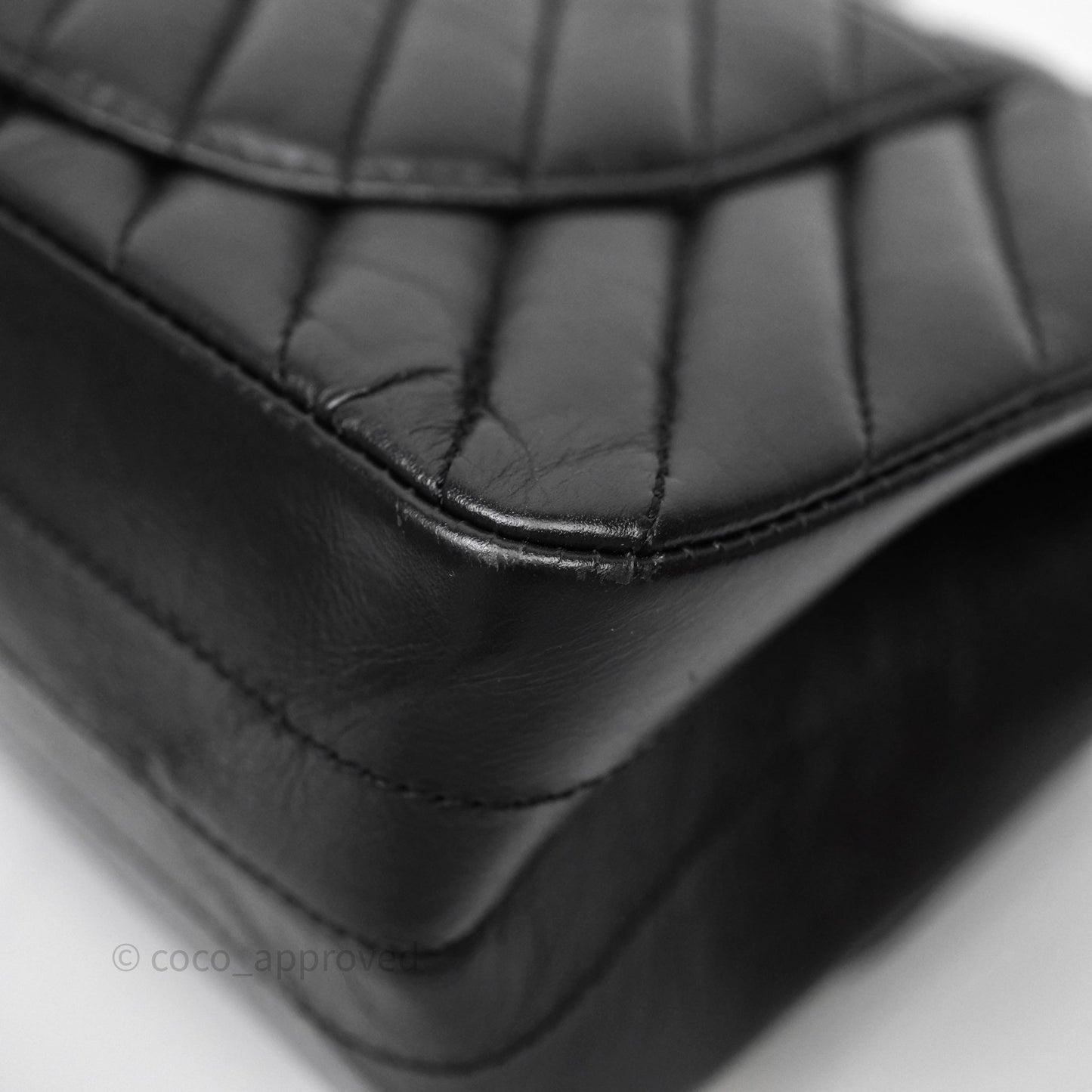 Chanel Reissue 225 Chevron Aged Calfskin So Black