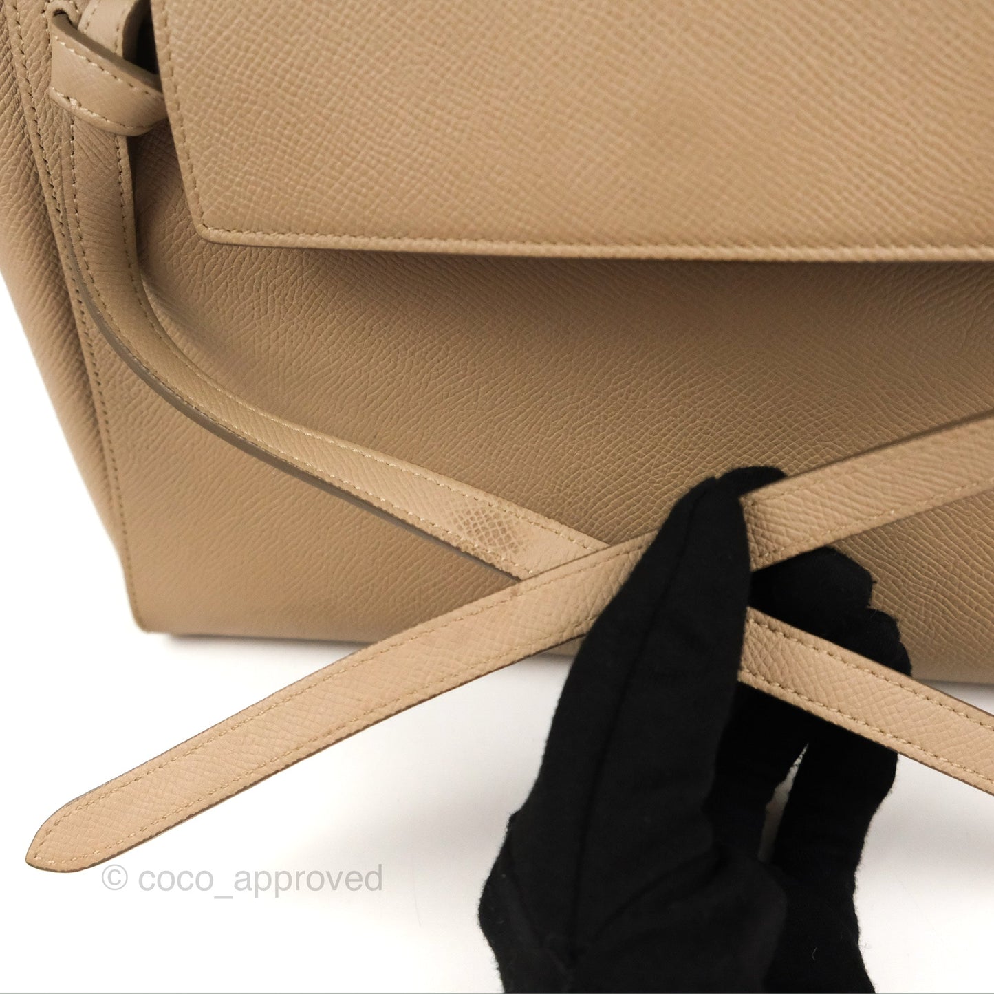 Celine Mini Belt Bag Light Taupe Grained Calfskin Gold Hardware