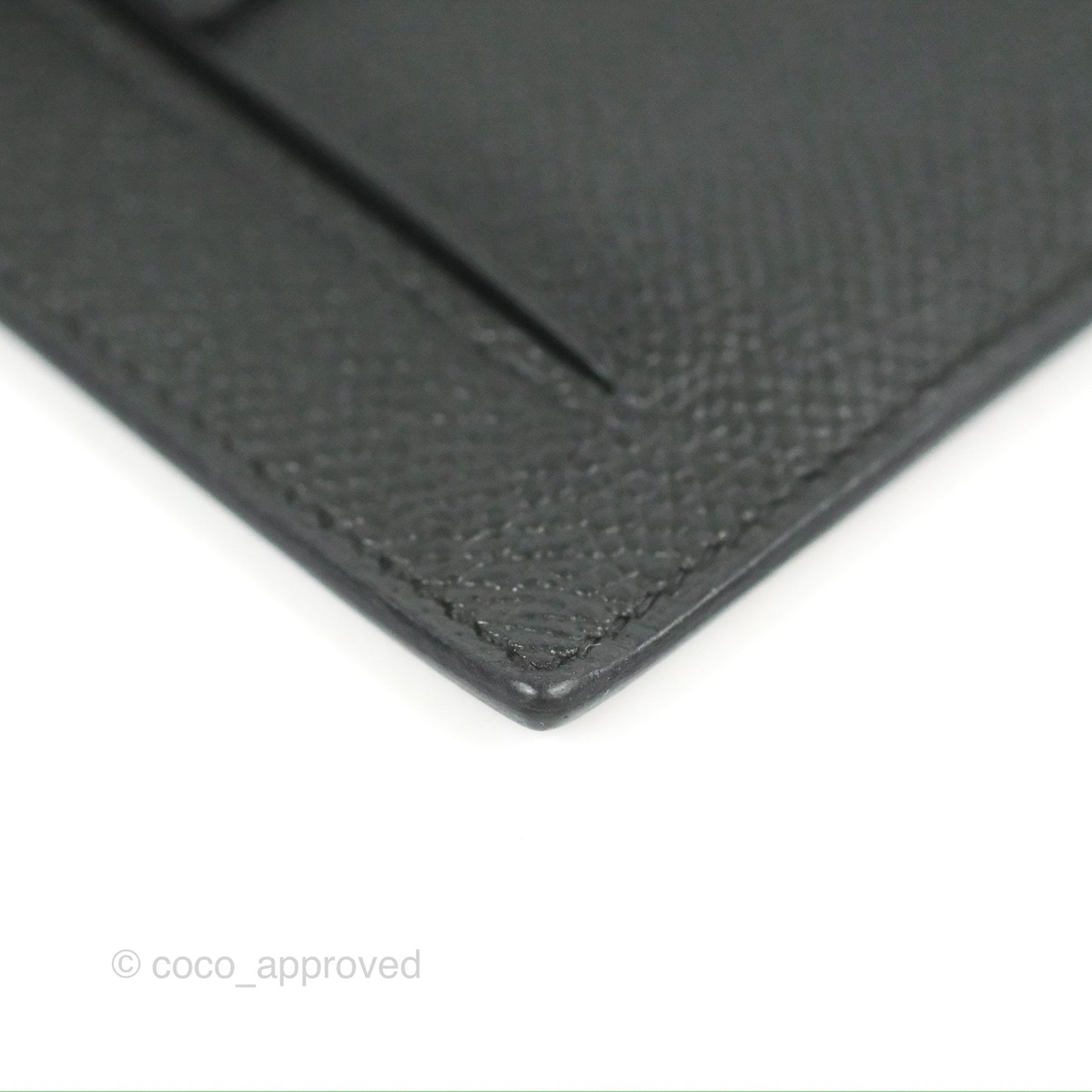 Hermès Kelly Pocket Compact Wallet Black Epsom Gold Hardware