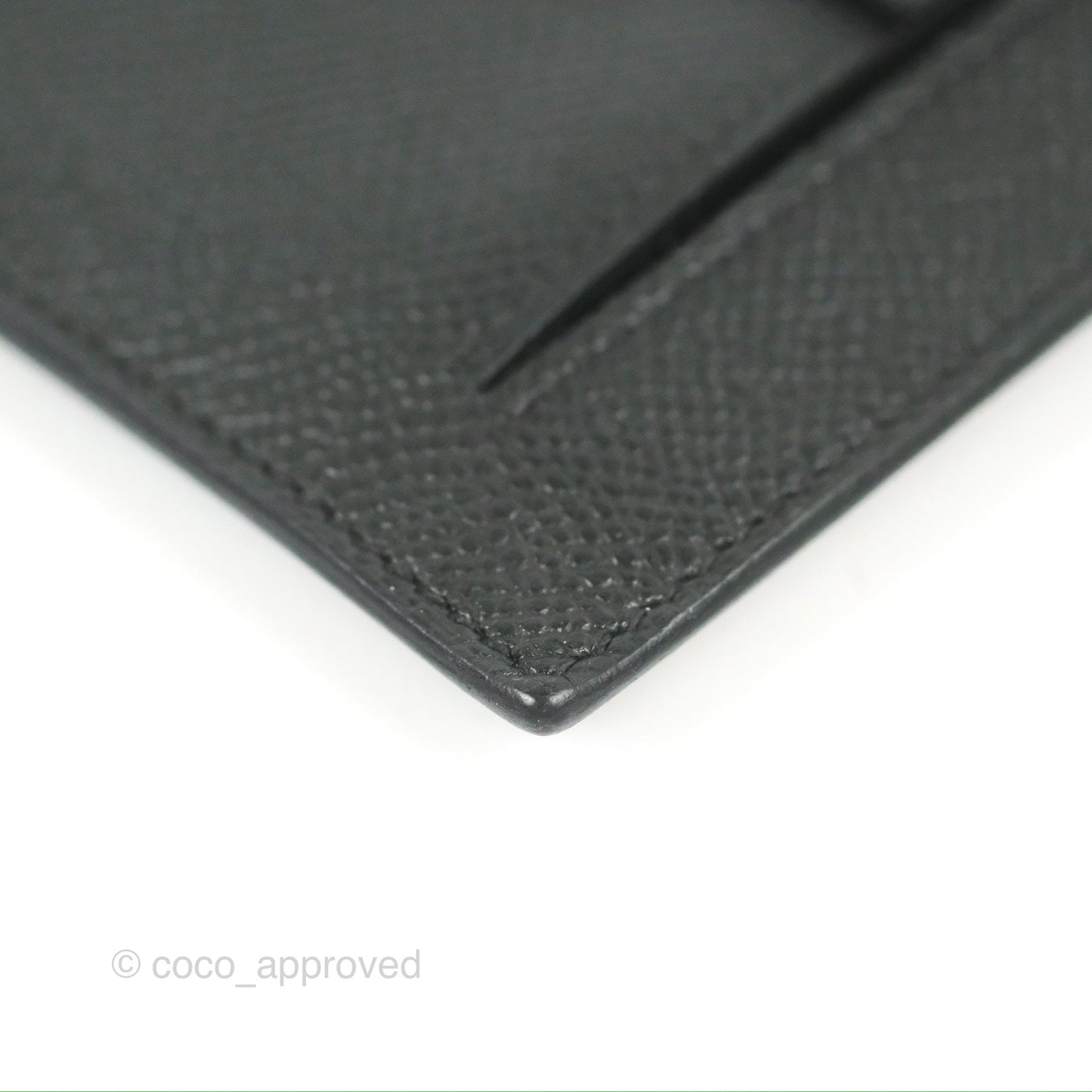 Hermès Kelly Pocket Compact Wallet Black Epsom Gold Hardware