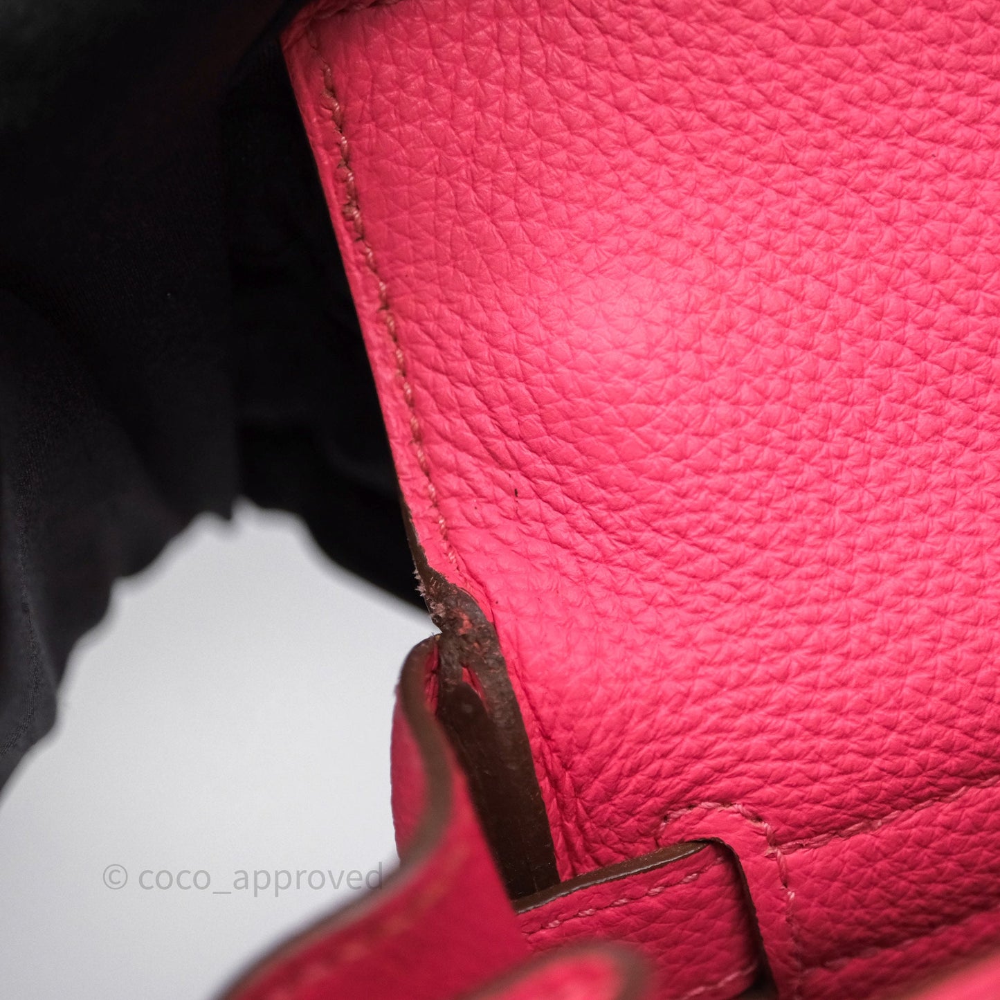 Hermès Kelly 32 Retourne Rose Azalee 8W Gold Hardware