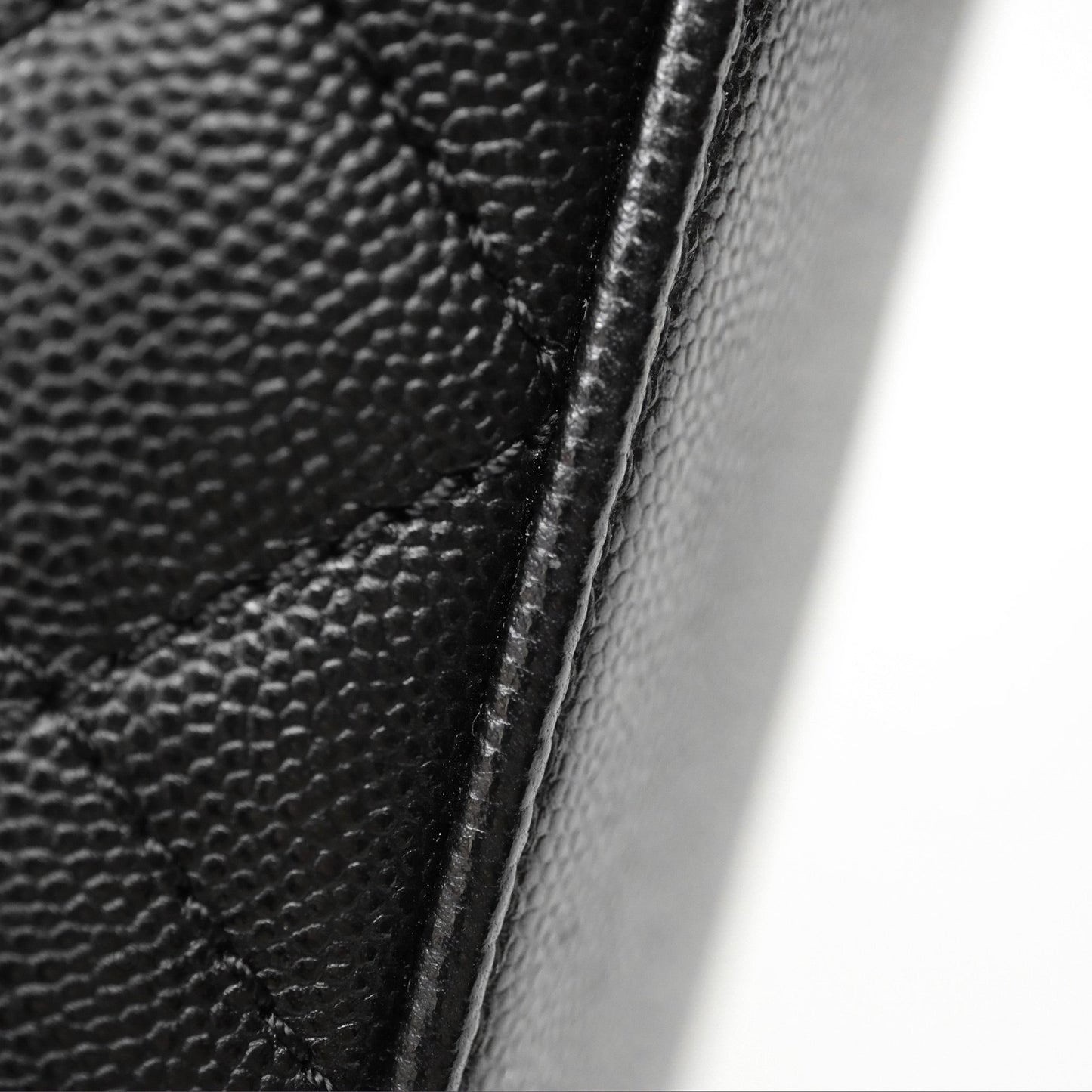 Chanel Small Coco Handle Quilted Black Caviar Gold Hardware