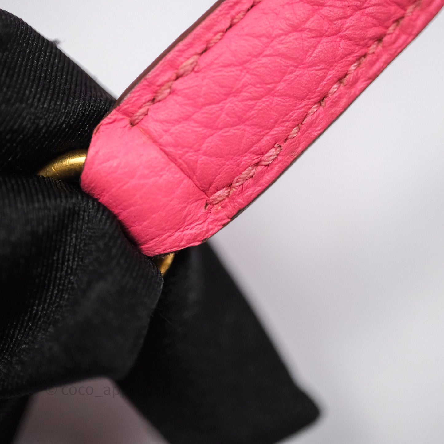 Hermès Kelly 32 Retourne Rose Azalee 8W Gold Hardware