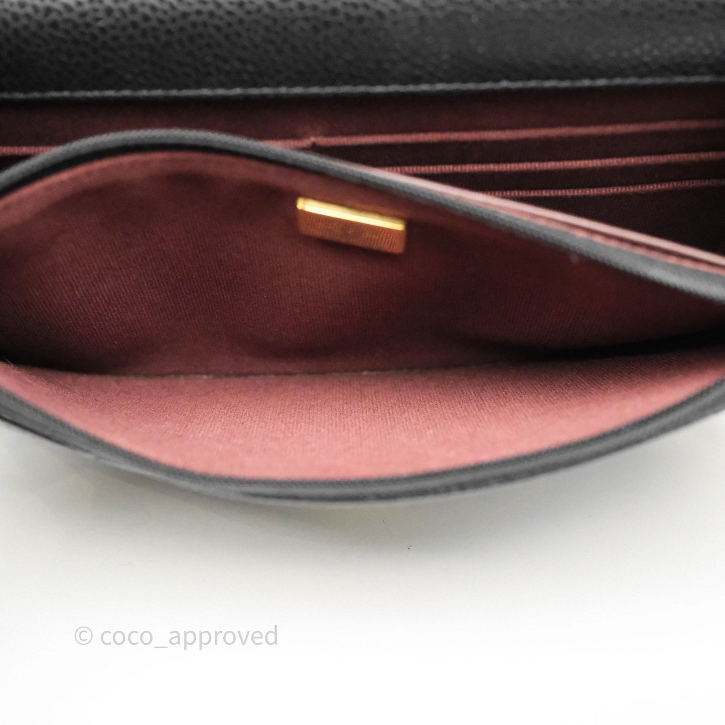 Chanel Quilted WOC Black Caviar Gold Hardware