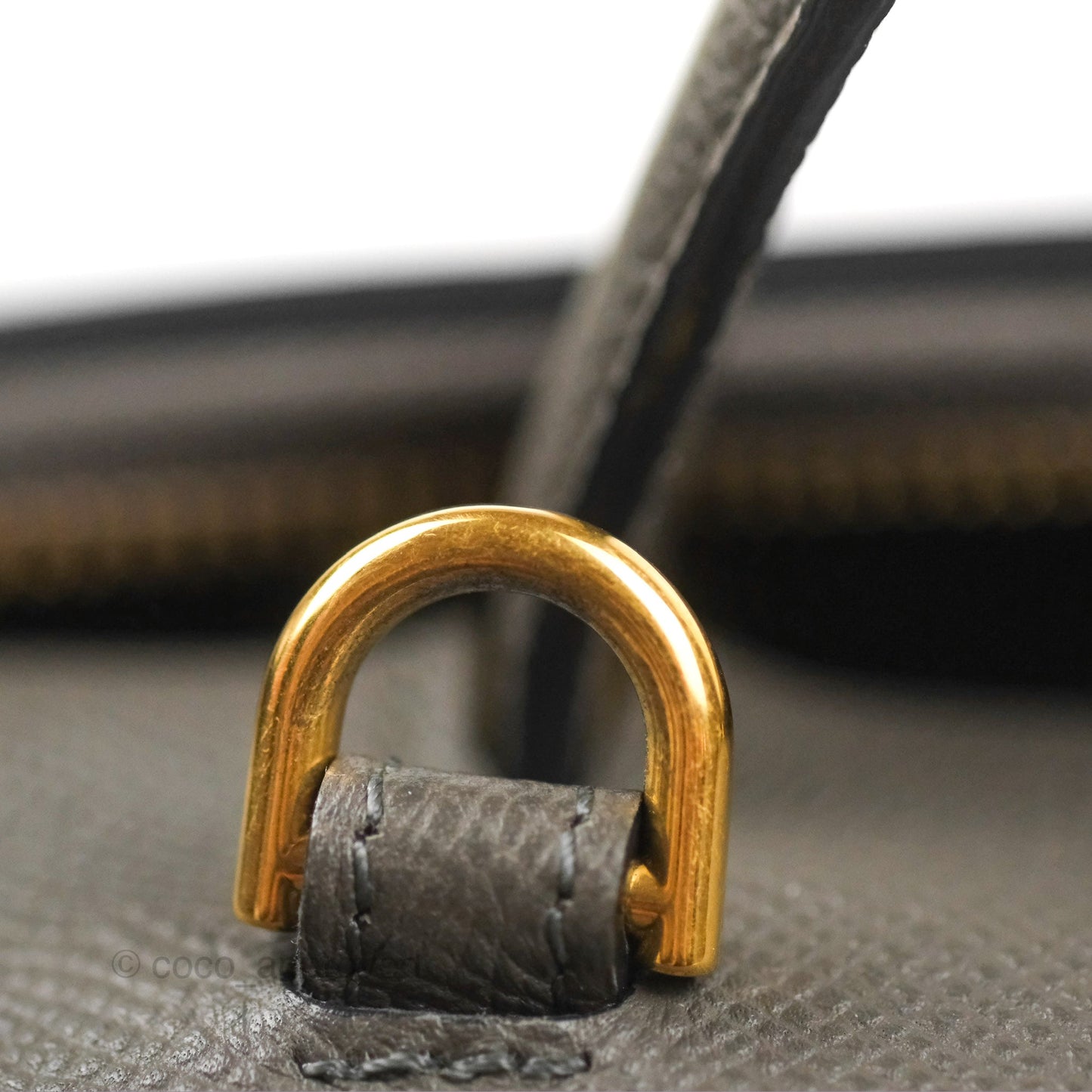 Celine Mini Belt Bag Dark Grey Grained Calfskin