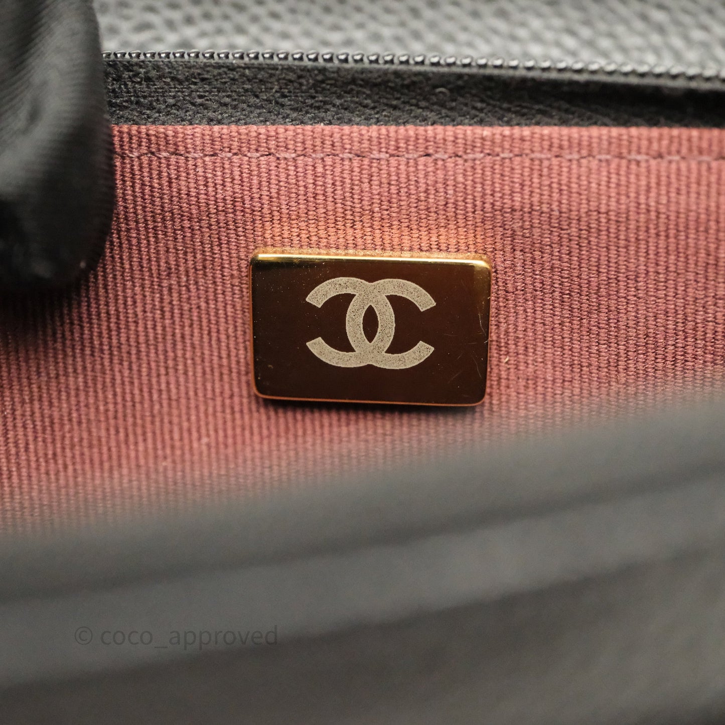 Chanel Quilted WOC Black Caviar Gold Hardware