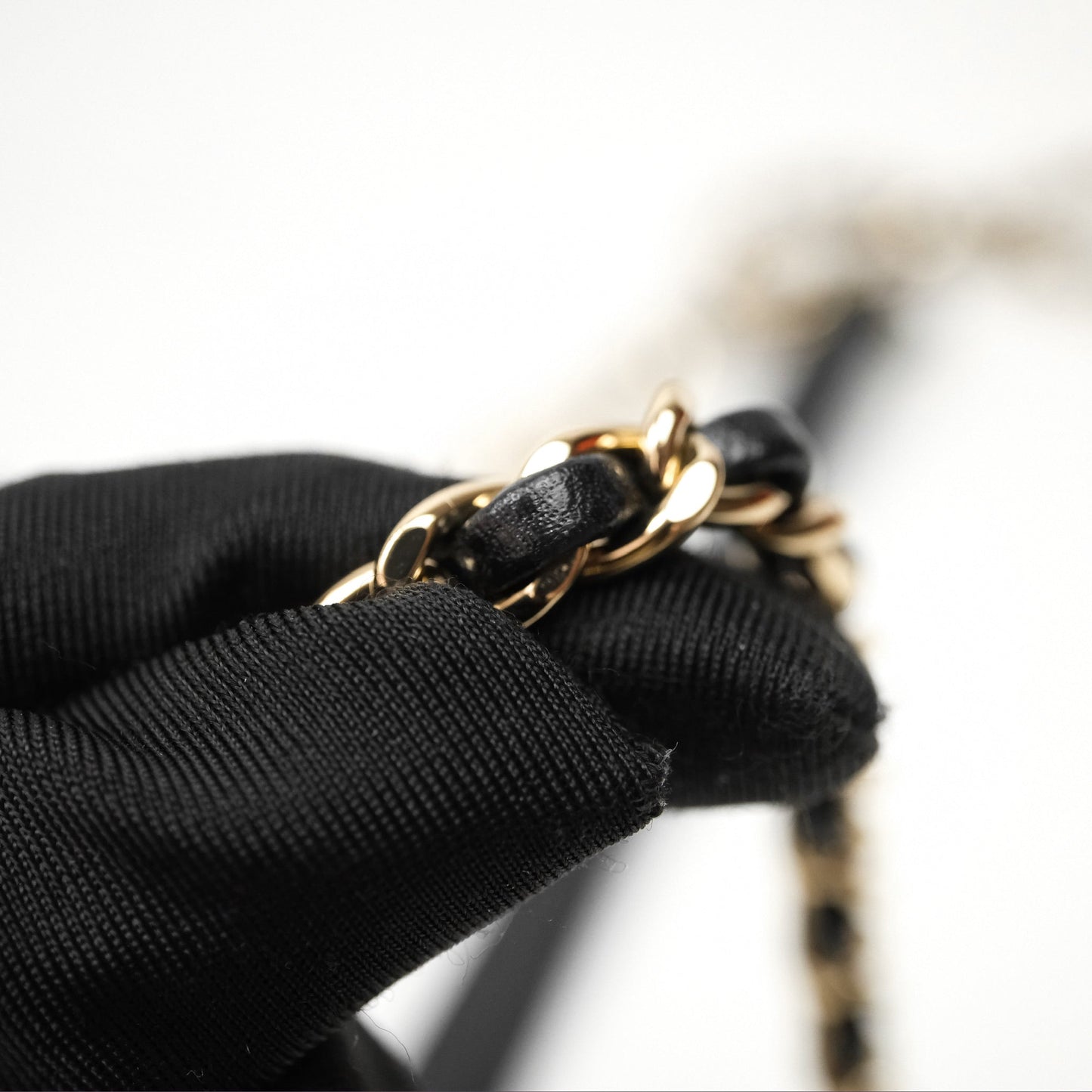 Chanel Small Coco Handle Quilted Black Caviar Gold Hardware