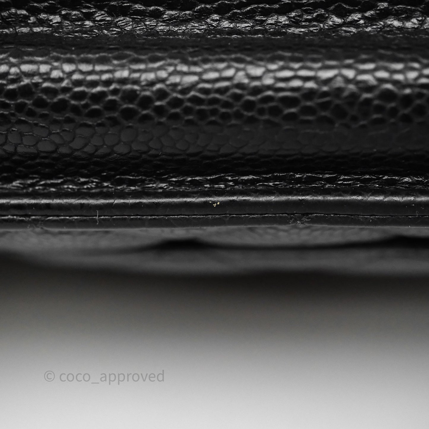 Chanel Quilted WOC Black Caviar Gold Hardware