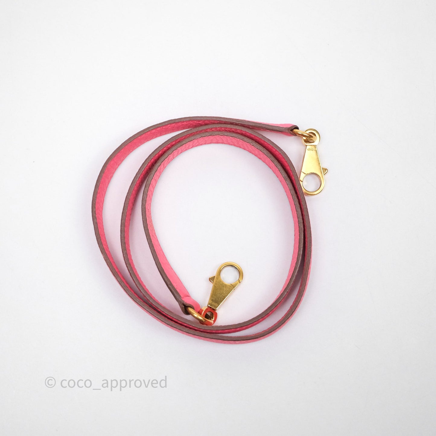Hermès Kelly 32 Retourne Rose Azalee 8W Gold Hardware