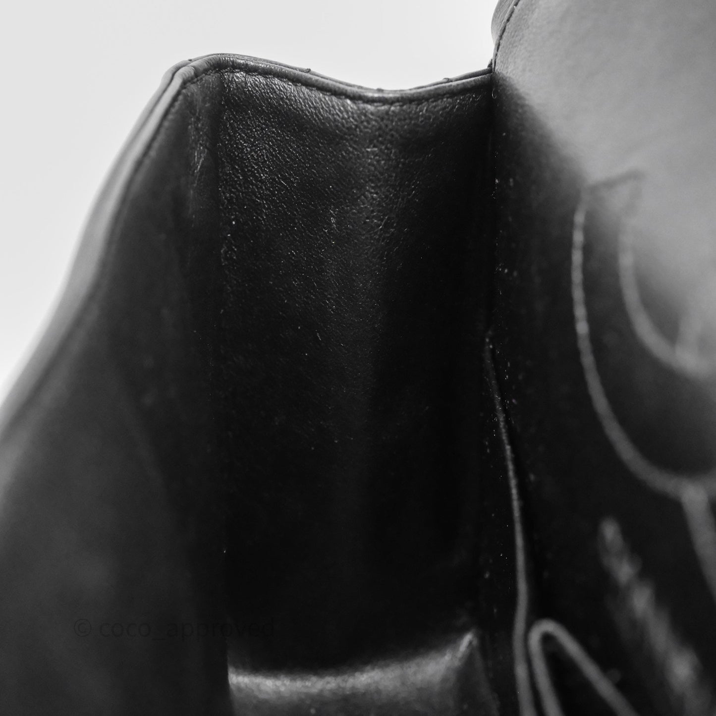 Chanel Reissue 225 Chevron Aged Calfskin So Black