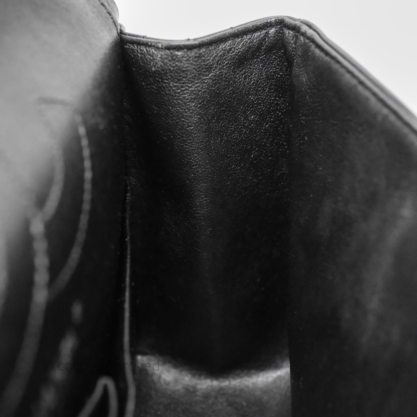 Chanel Reissue 225 Chevron Aged Calfskin So Black