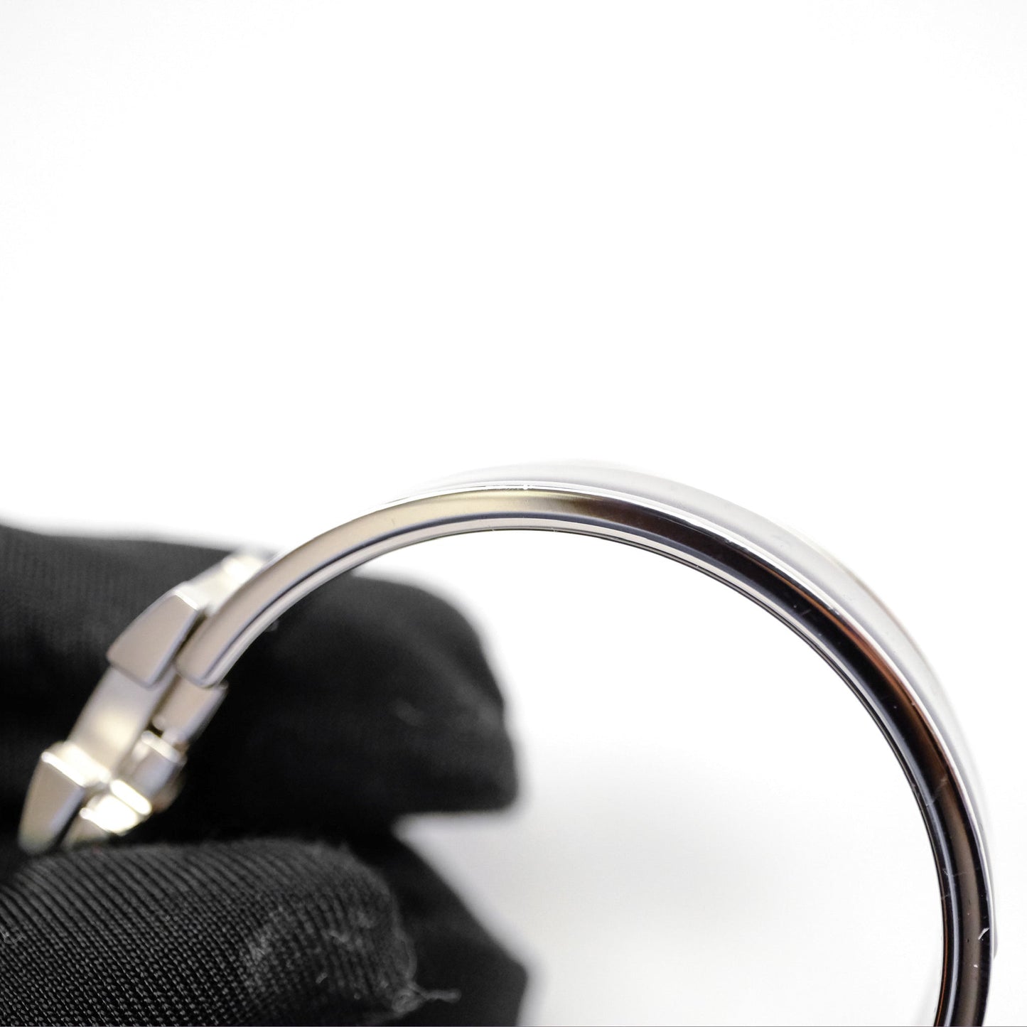 Hermès Clic H Bracelet Grey Palladium Hardware PM
