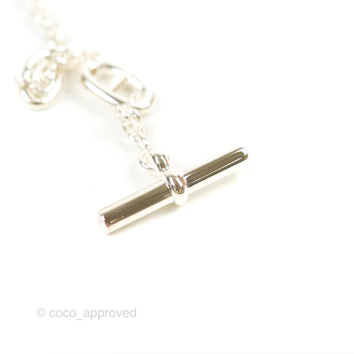Hermès Farandole Long Necklace Palladium Hardware