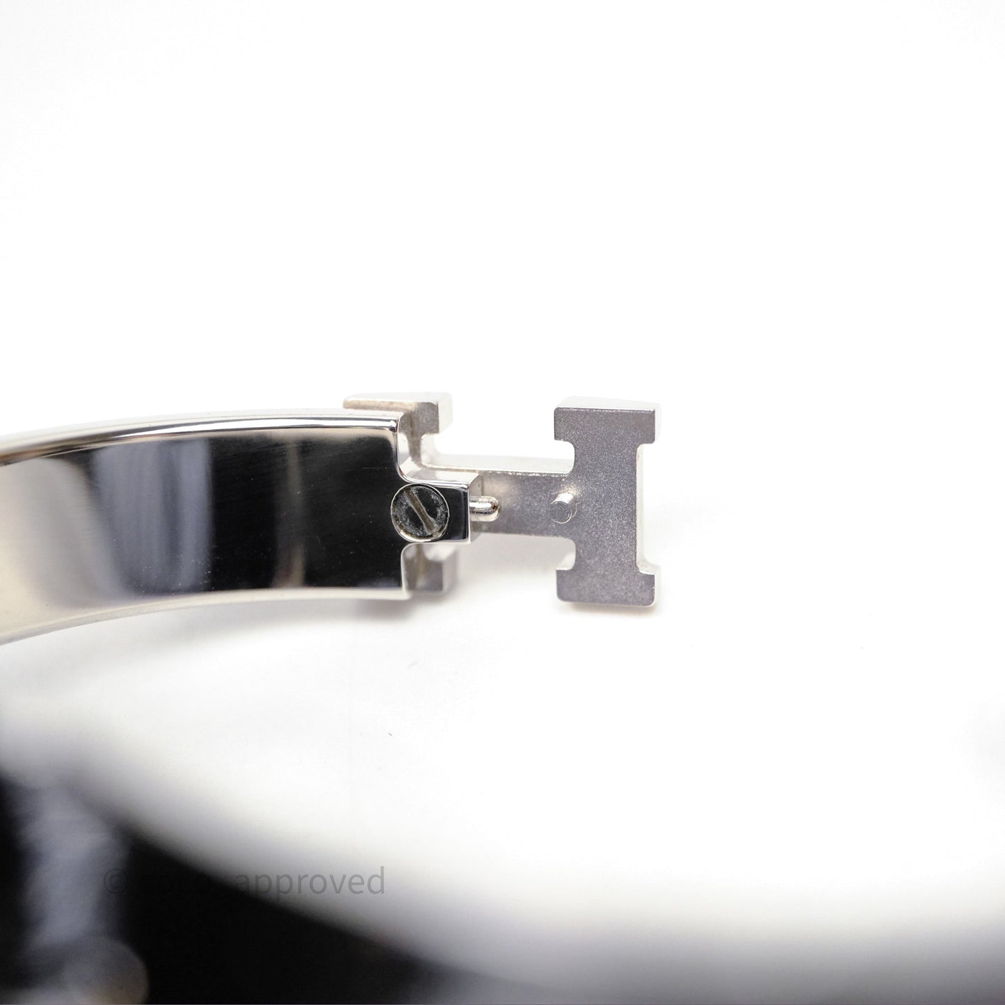 Hermès Clic H Bracelet Grey Palladium Hardware PM