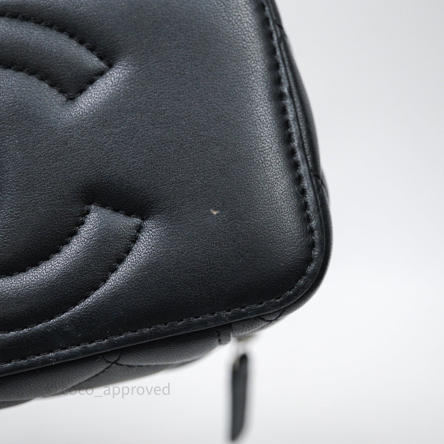 Chanel Vanity Rectangular Top Handle Black Lambskin Silver Hardware