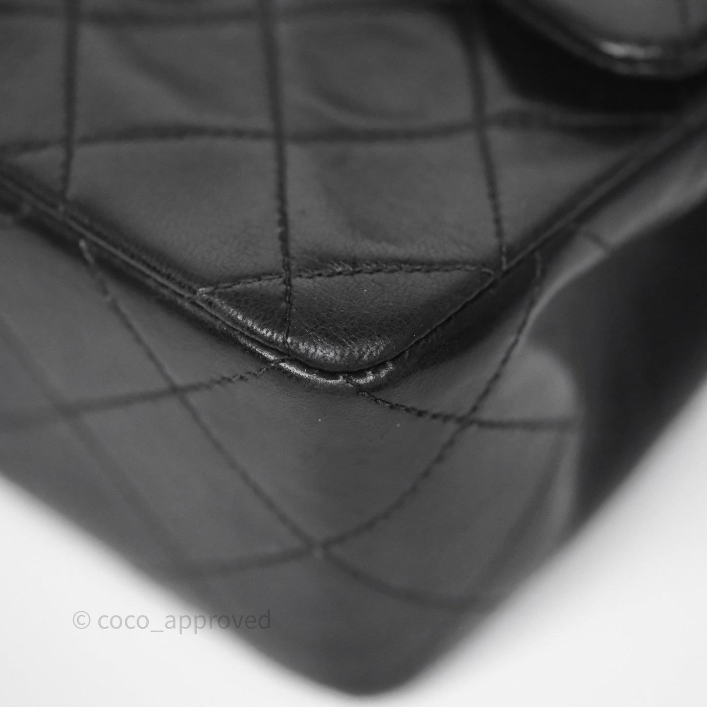 Chanel Classic Vintage Small Flap Black Lambskin 24K Gold Hardware