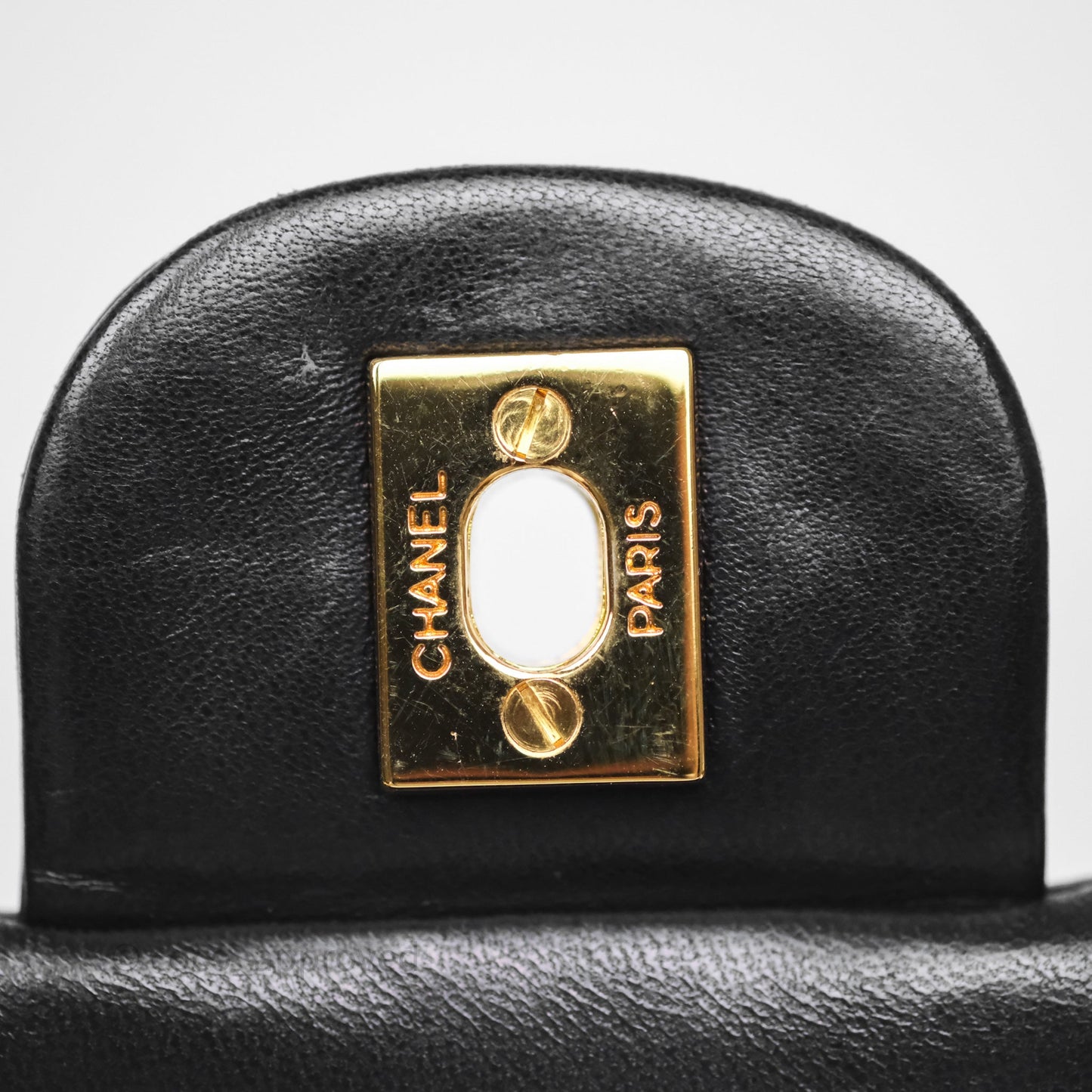 Chanel Classic Vintage Small Flap Black Lambskin 24K Gold Hardware