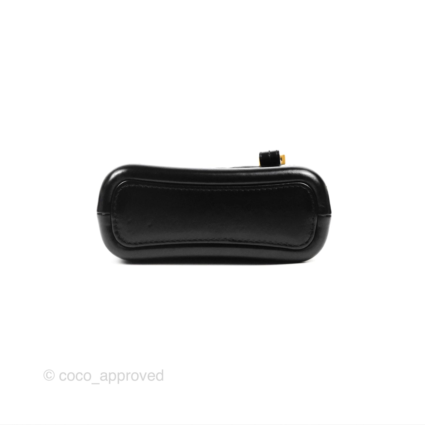 Chanel Quilted Small Gabrielle Hobo Black Aged Calfskin Mixed Hardware