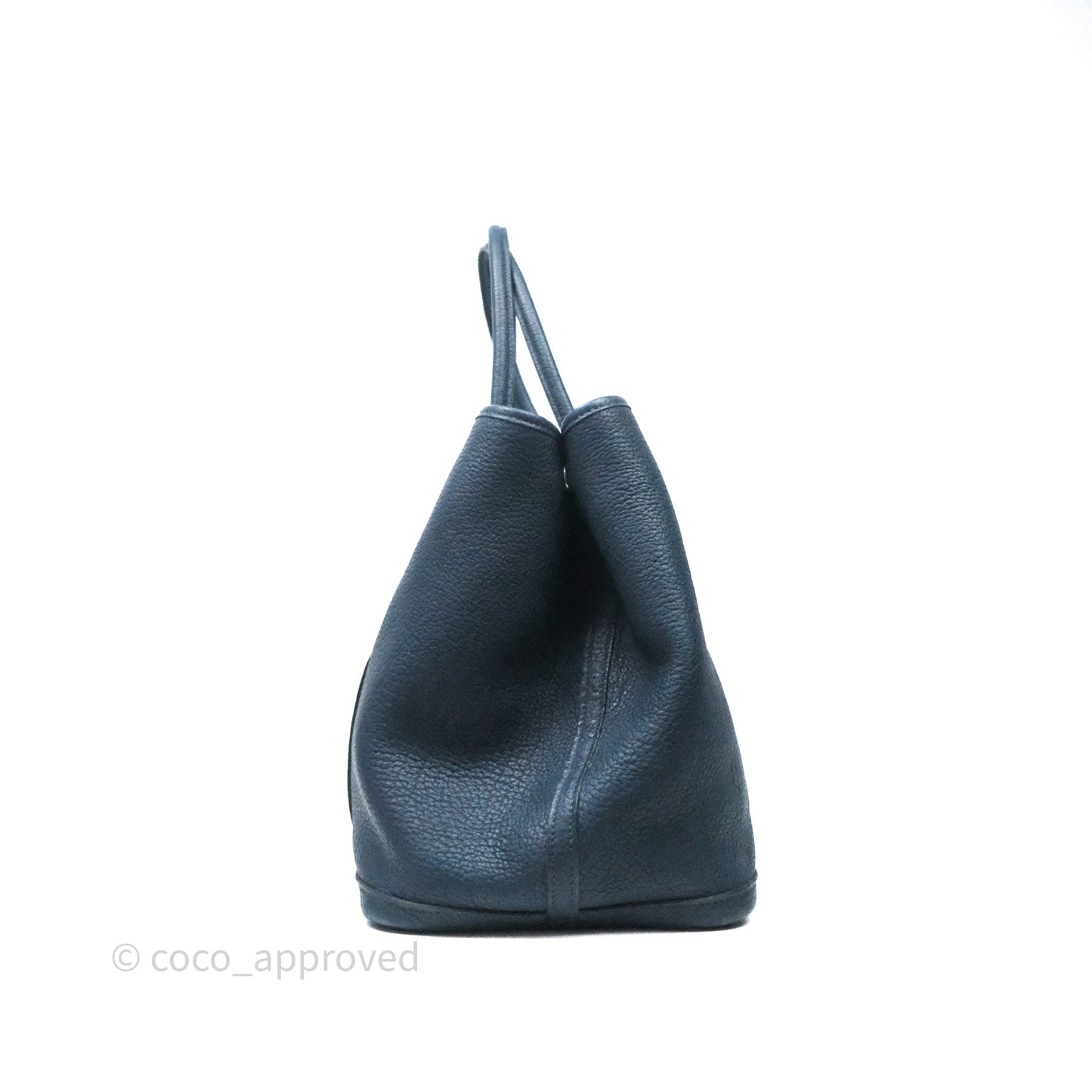 Hermès Garden Party 36 Bleu de Prusse 7P Palladium Hardware