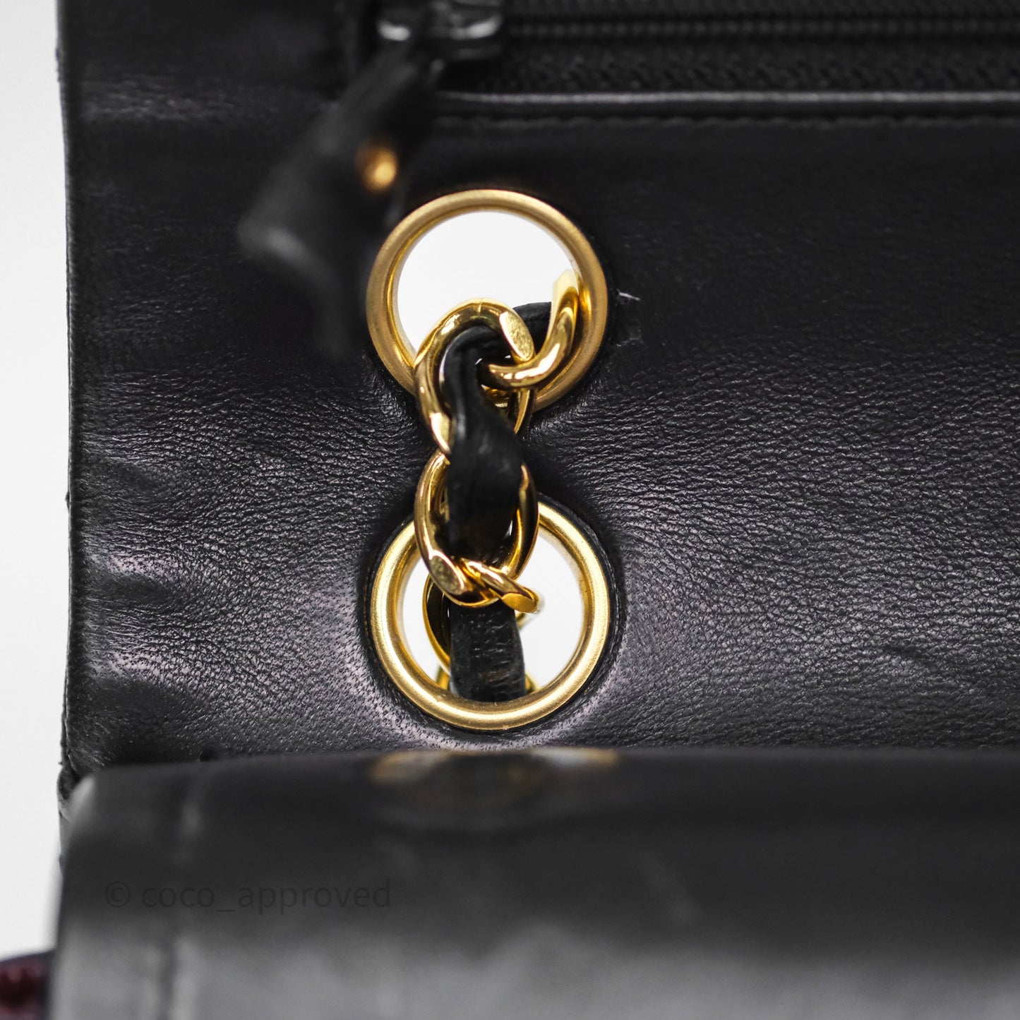 Chanel Classic Vintage Small Flap Black Lambskin 24K Gold Hardware
