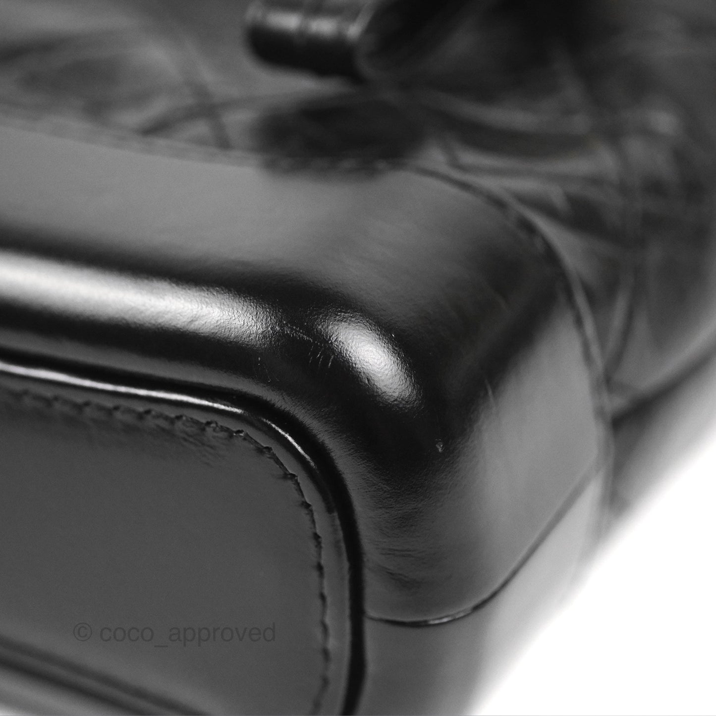 Chanel Quilted Small Gabrielle Hobo Black Aged Calfskin Mixed Hardware