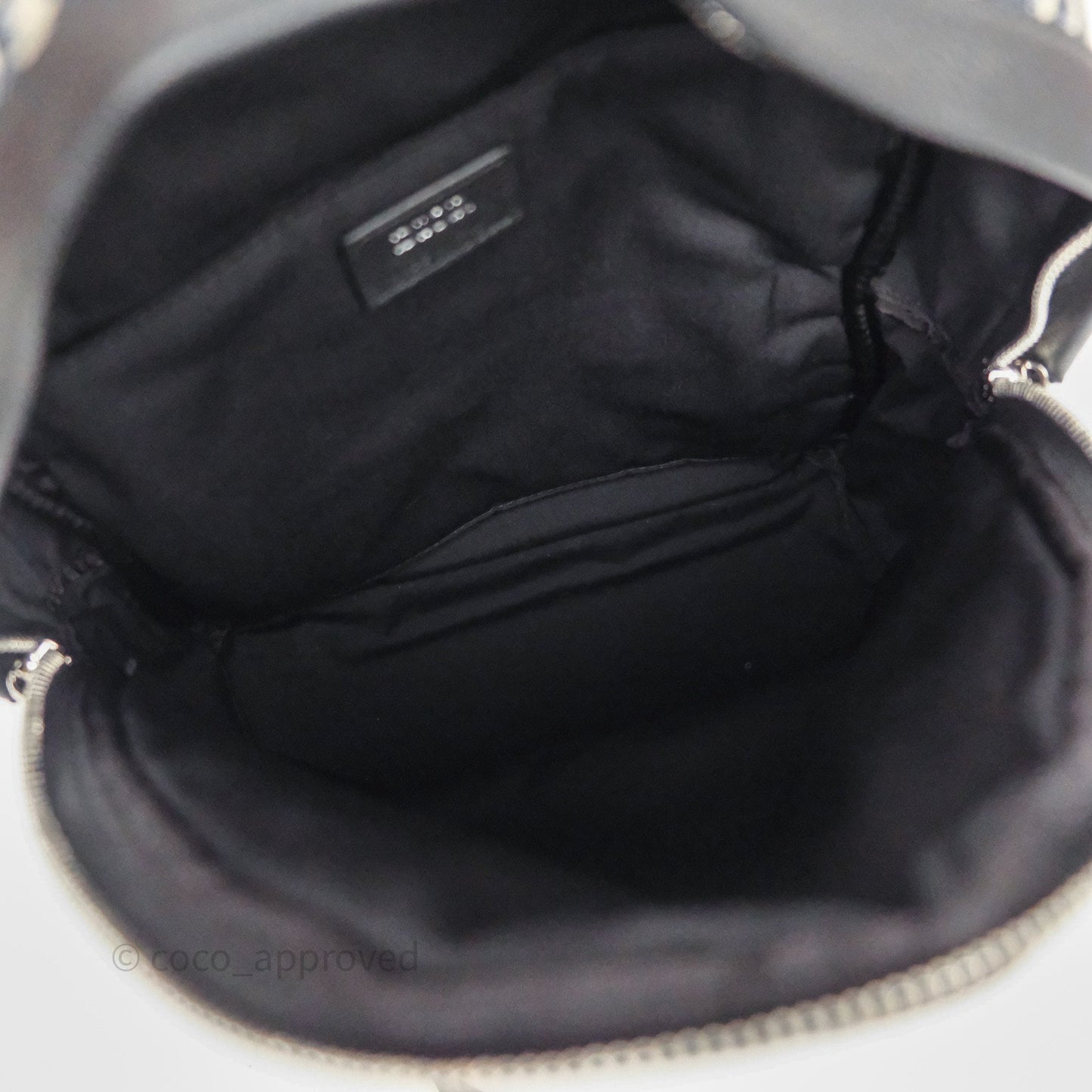 Christian Dior Backpack Beige and Black Dior Oblique Jacquard