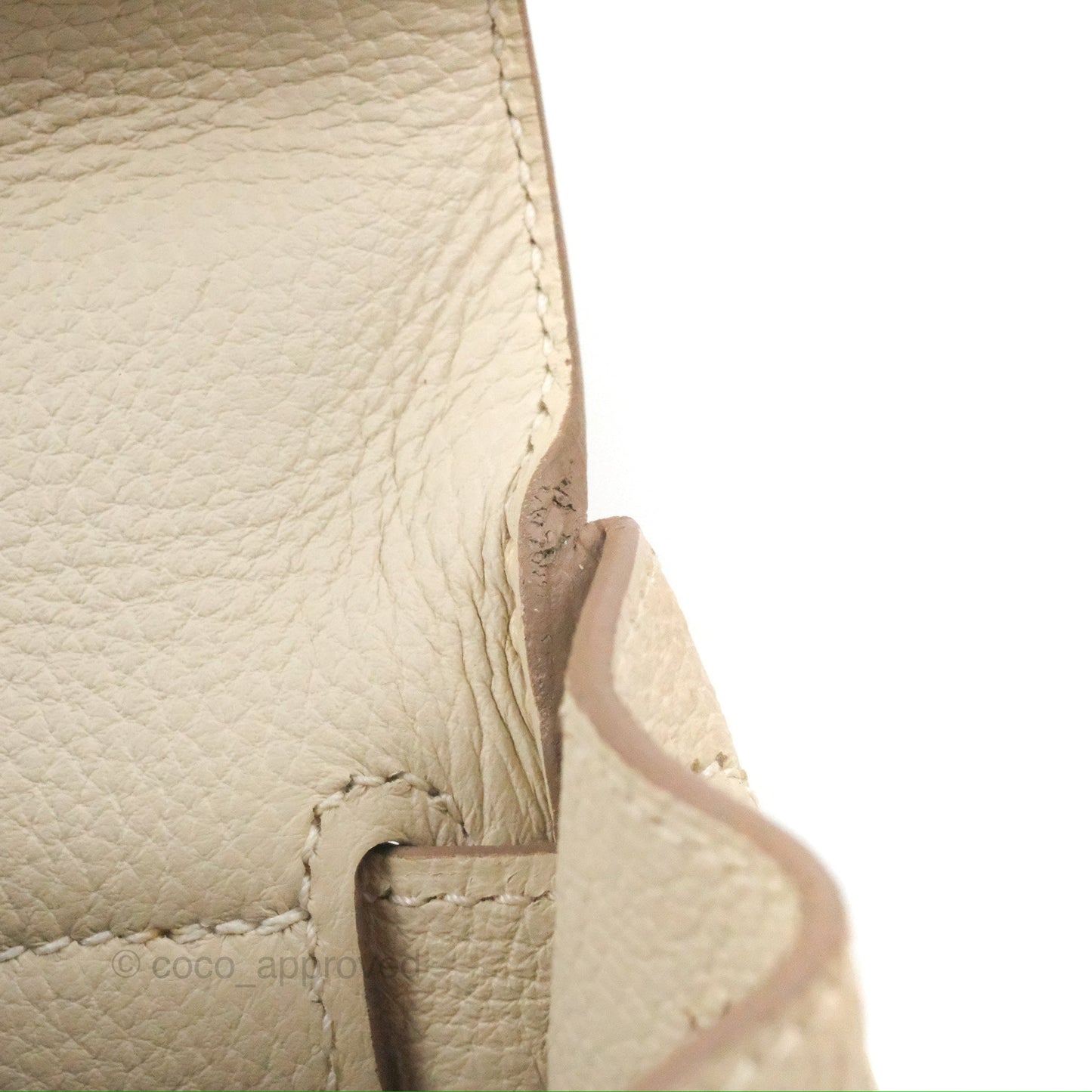 Hermès Kelly Retourne 28 Craie Togo Gold Hardware