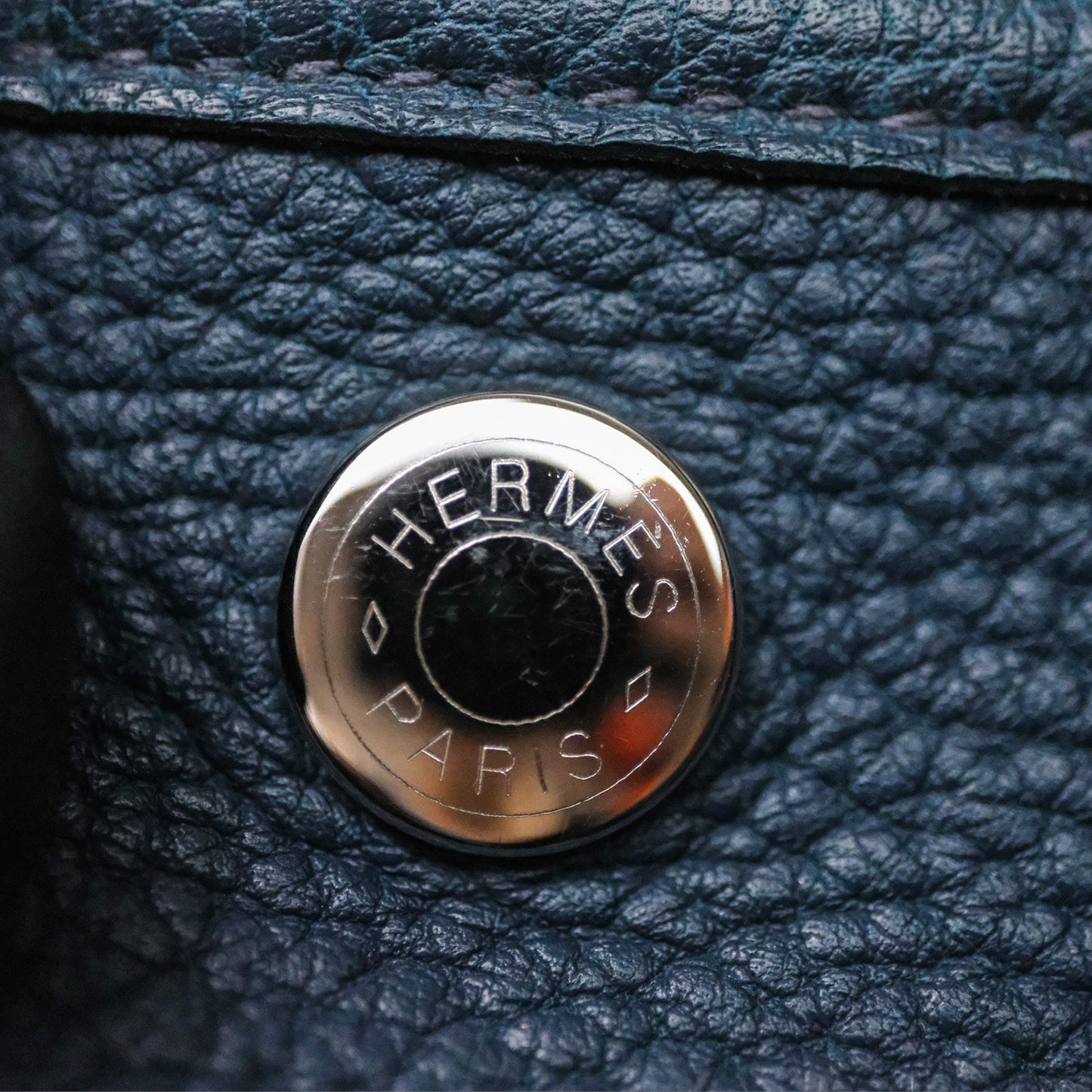 Hermès Garden Party 36 Bleu de Prusse 7P Palladium Hardware