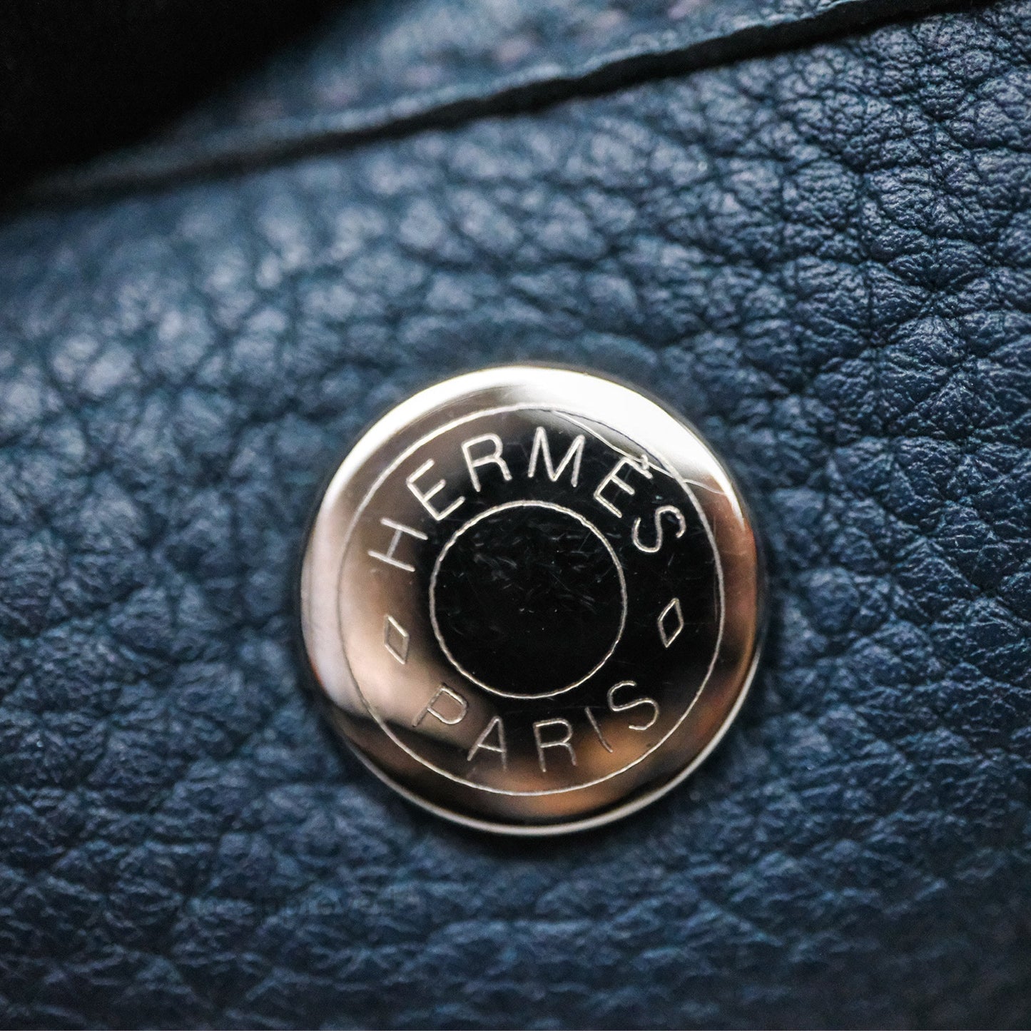 Hermès Garden Party 36 Bleu de Prusse 7P Palladium Hardware