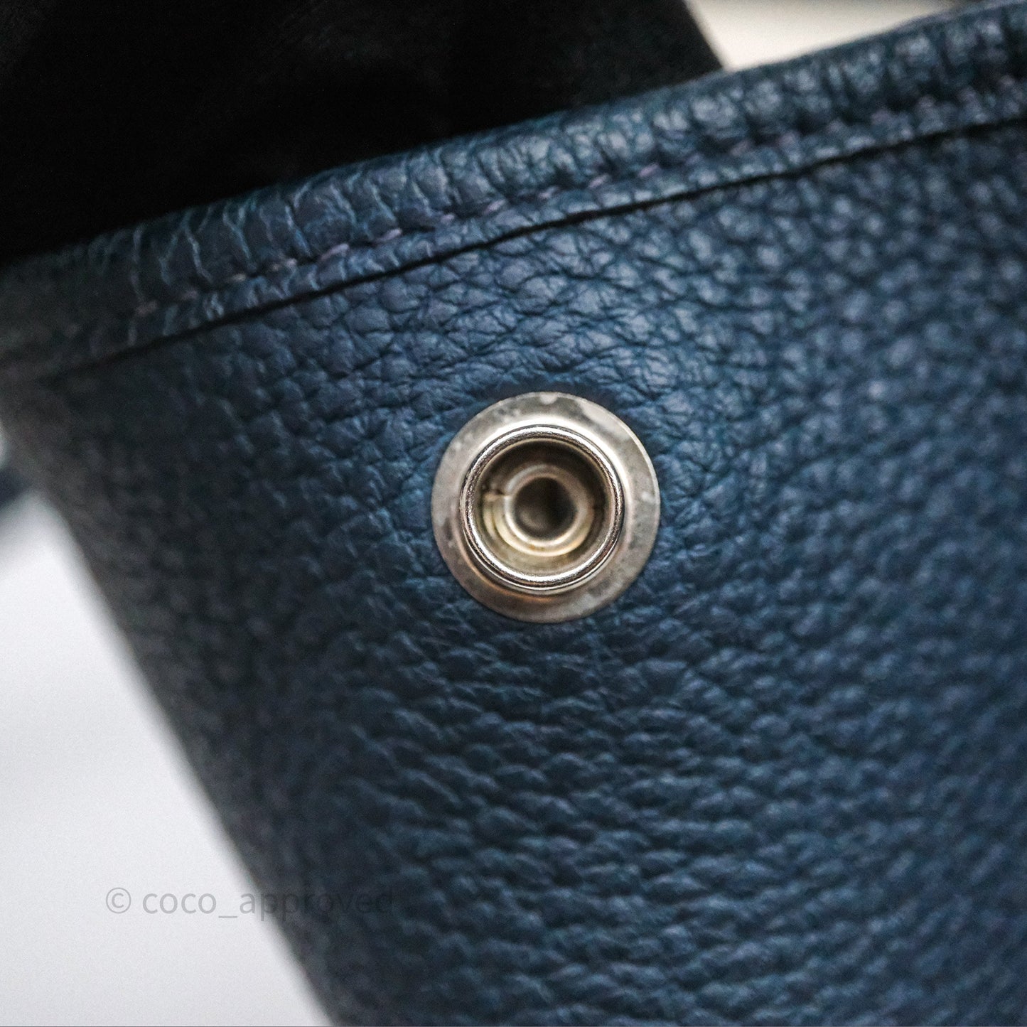 Hermès Garden Party 36 Bleu de Prusse 7P Palladium Hardware