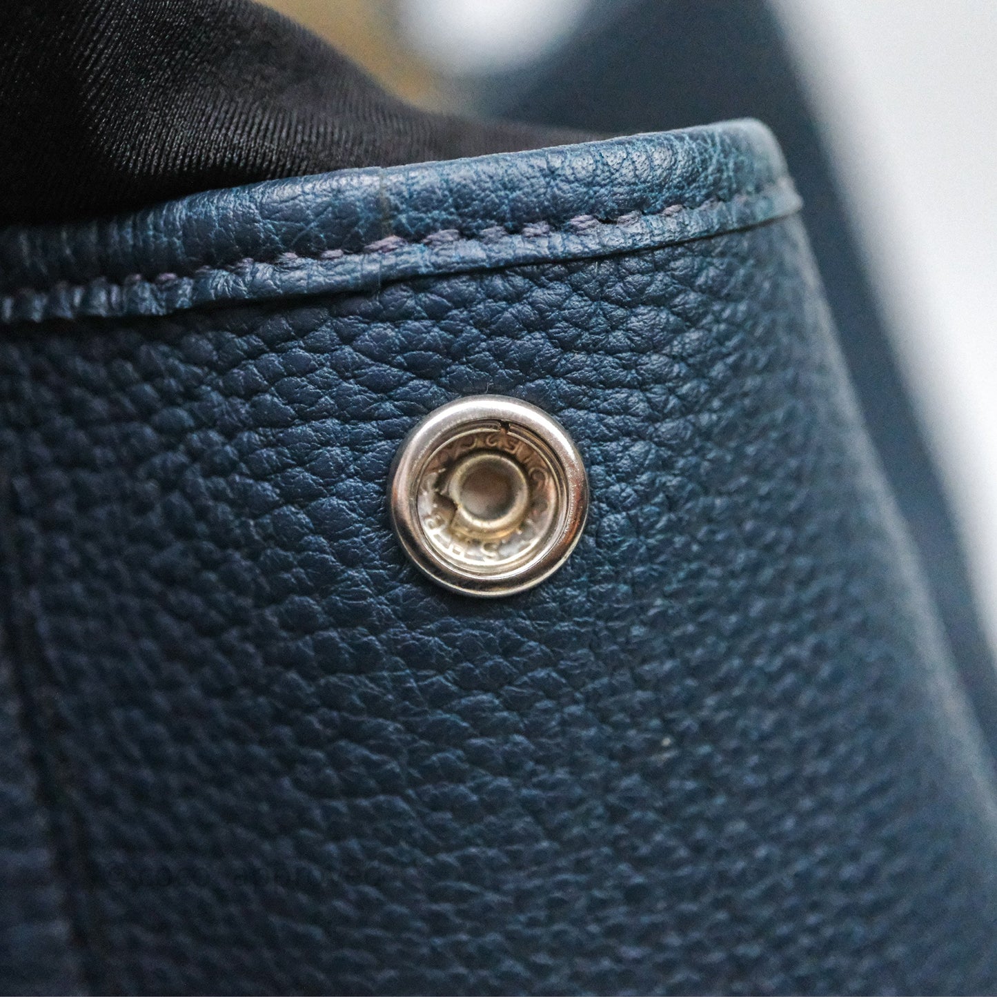 Hermès Garden Party 36 Bleu de Prusse 7P Palladium Hardware