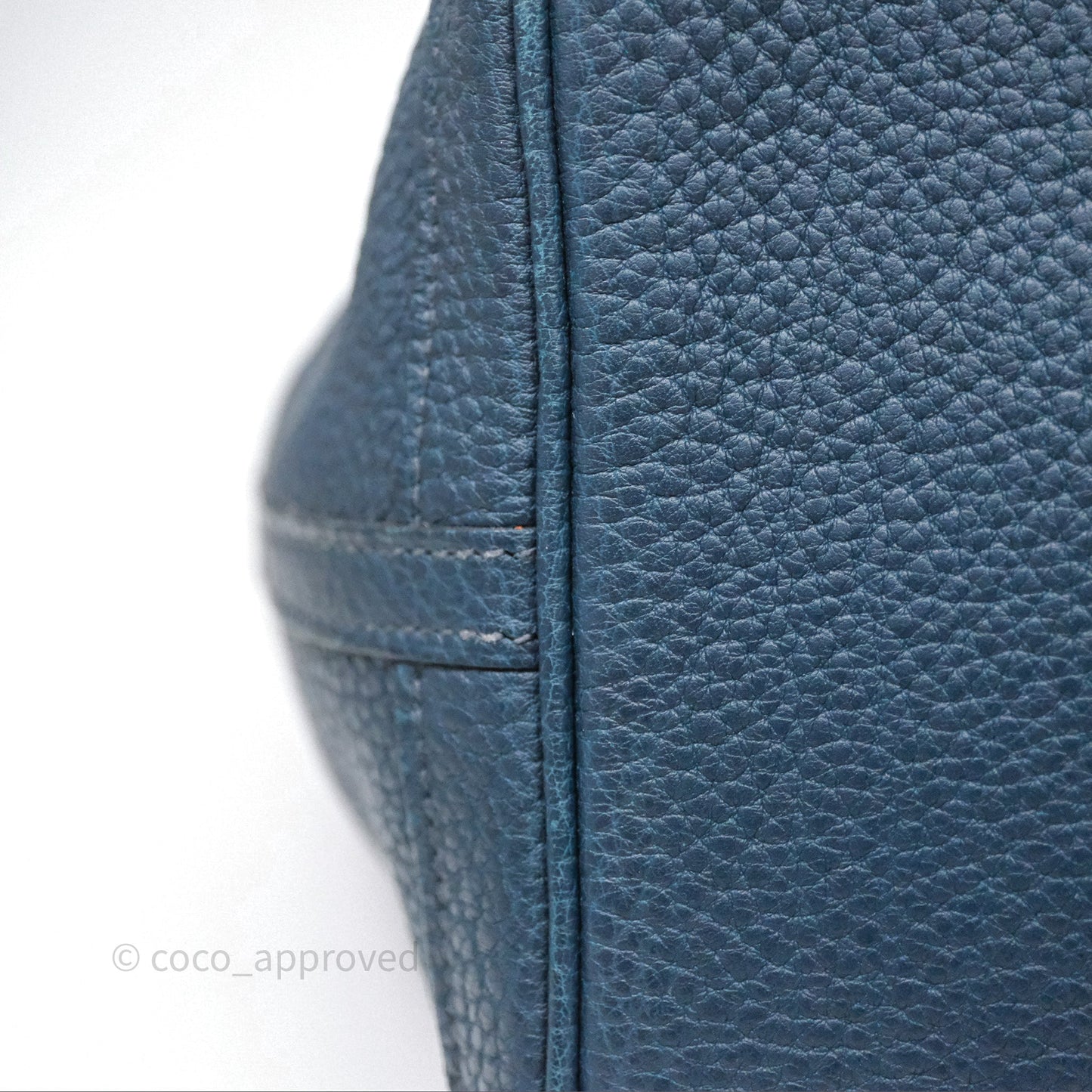 Hermès Garden Party 36 Bleu de Prusse 7P Palladium Hardware