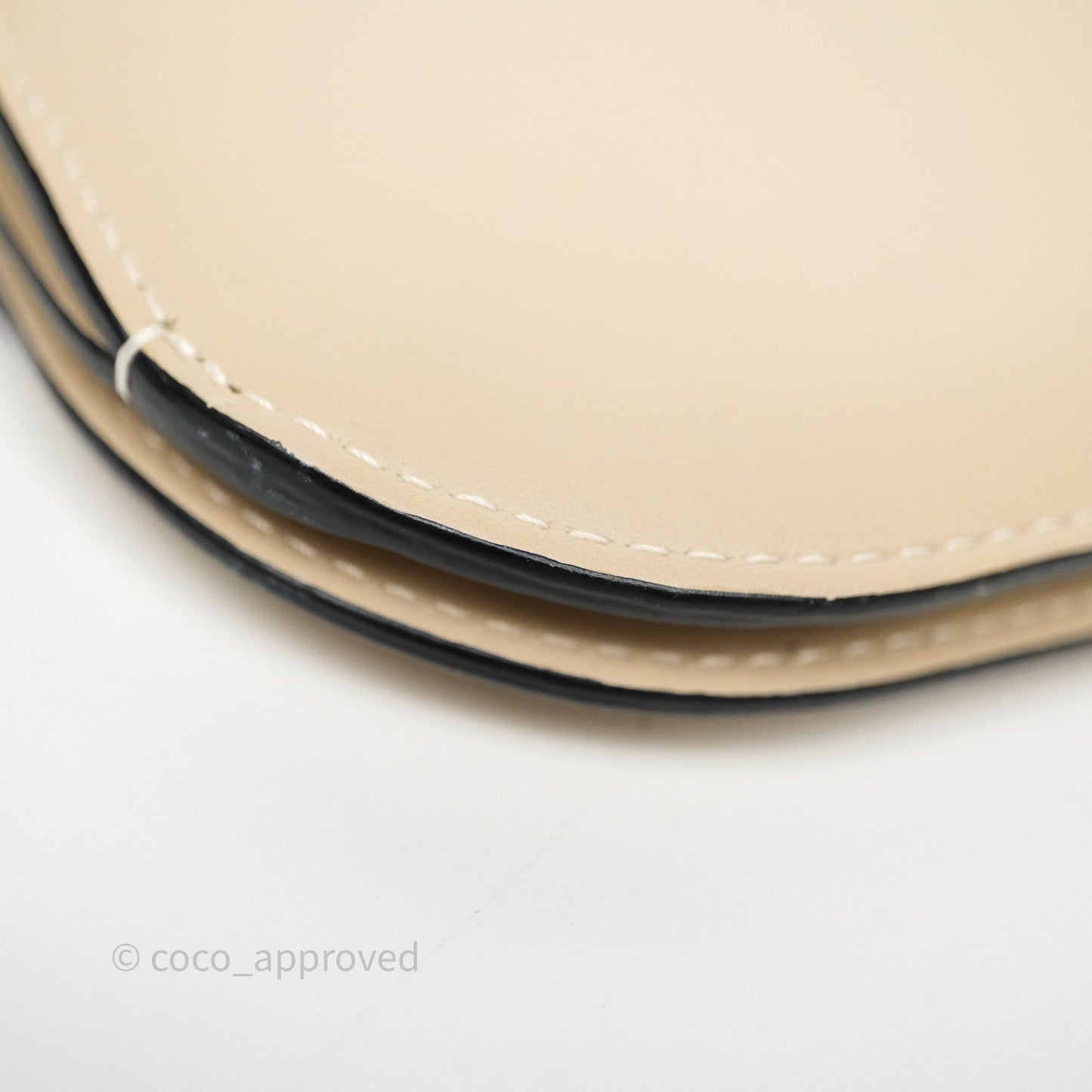 Loewe Gate Pochette Crossbody Bag Beige/ Navy Calfskin