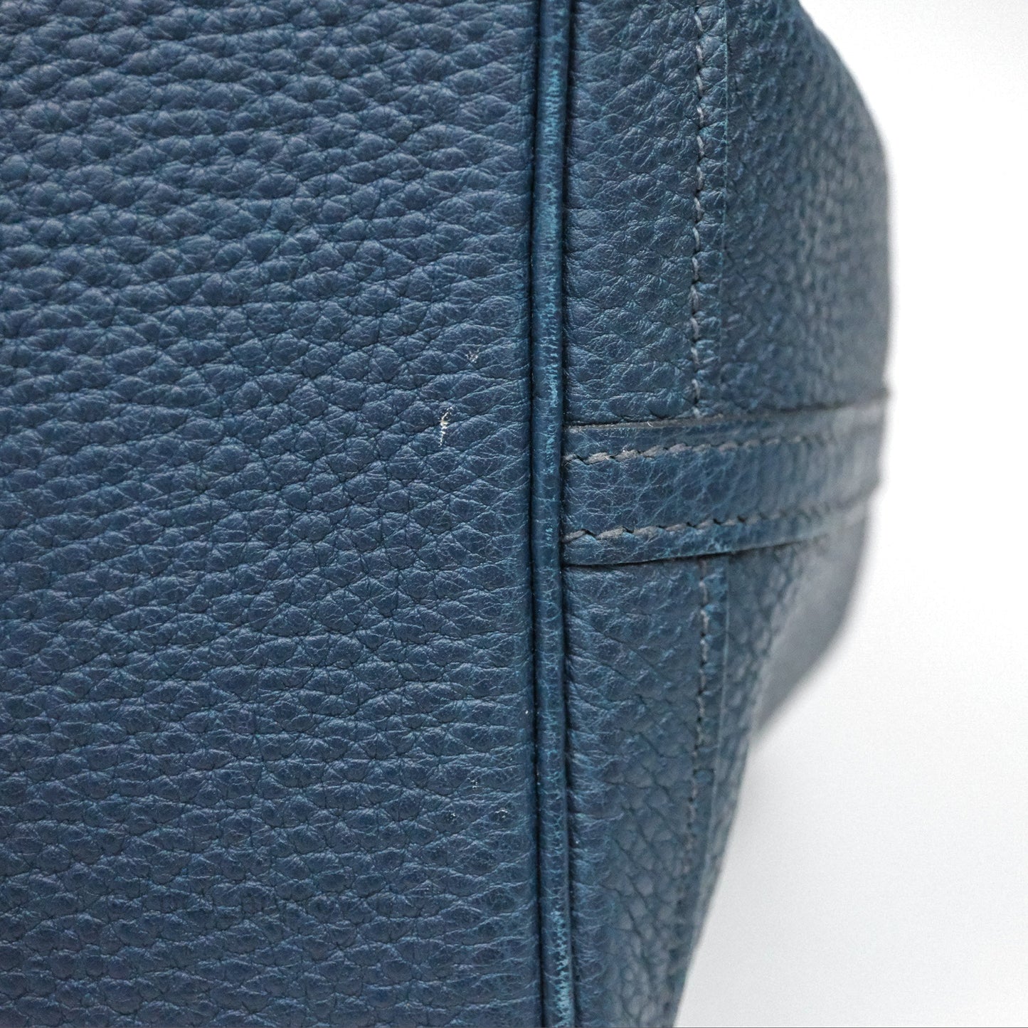 Hermès Garden Party 36 Bleu de Prusse 7P Palladium Hardware