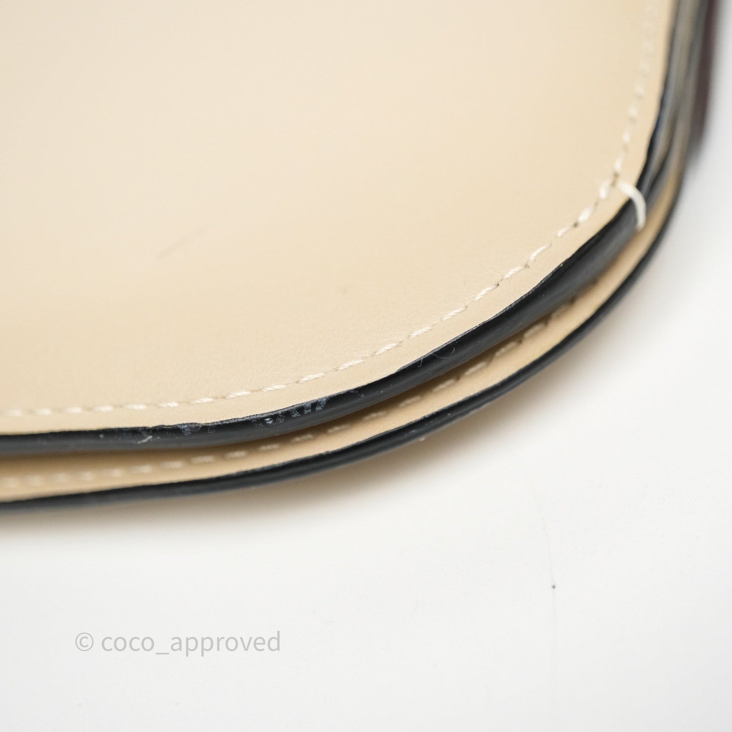 Loewe Gate Pochette Crossbody Bag Beige/ Navy Calfskin